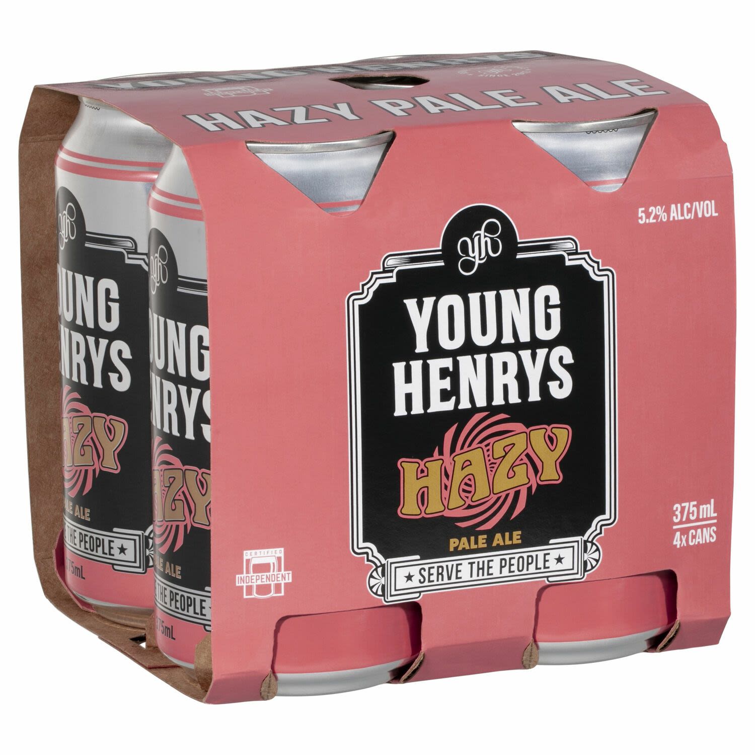 Young Henry's HAZY Pale Can 375mL 4 Pack