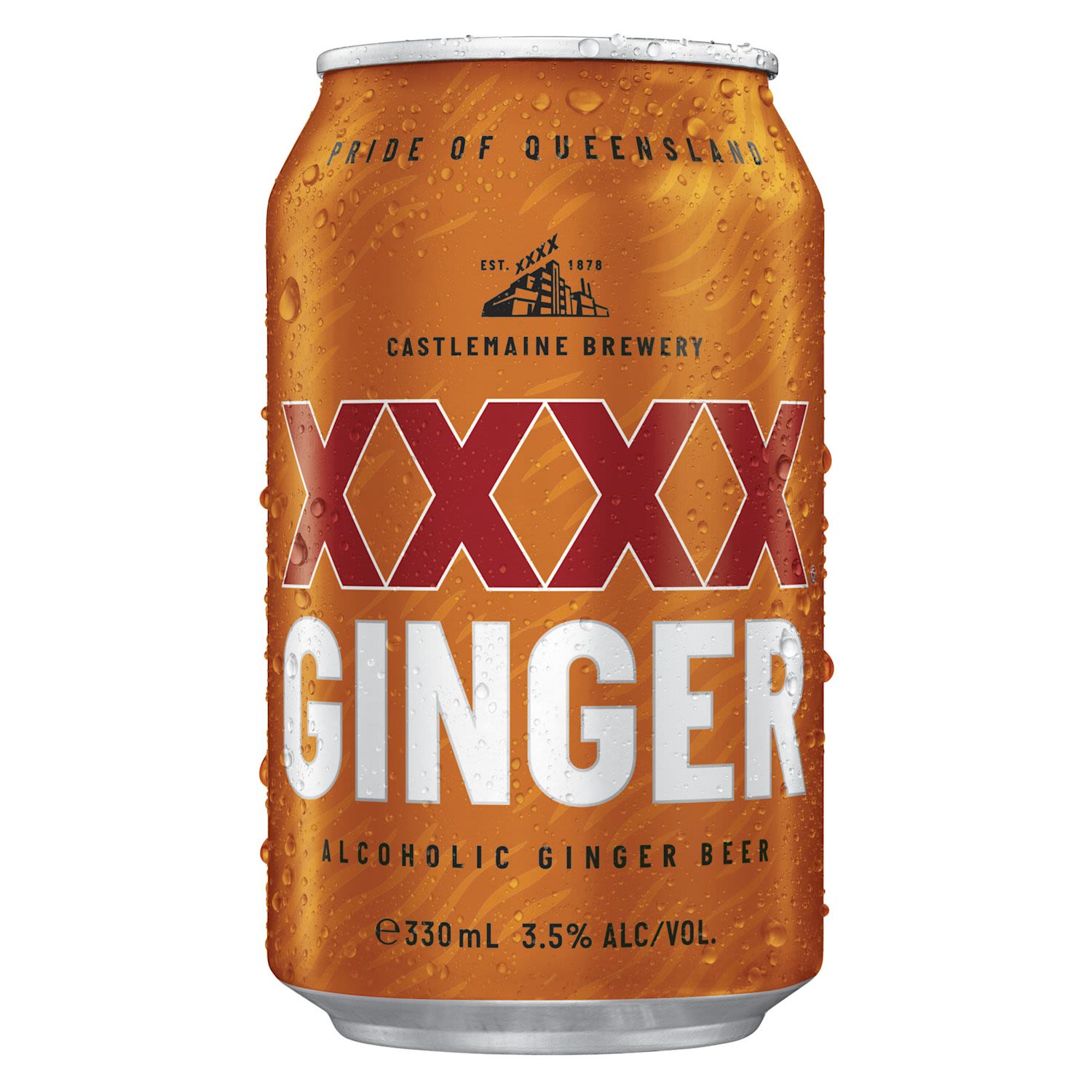 XXXX Ginger Beer Can 330mL