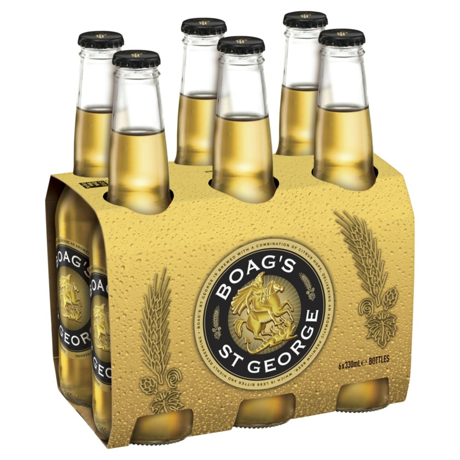 James Boag's St George Lager Bottle 330mL 6 Pack
