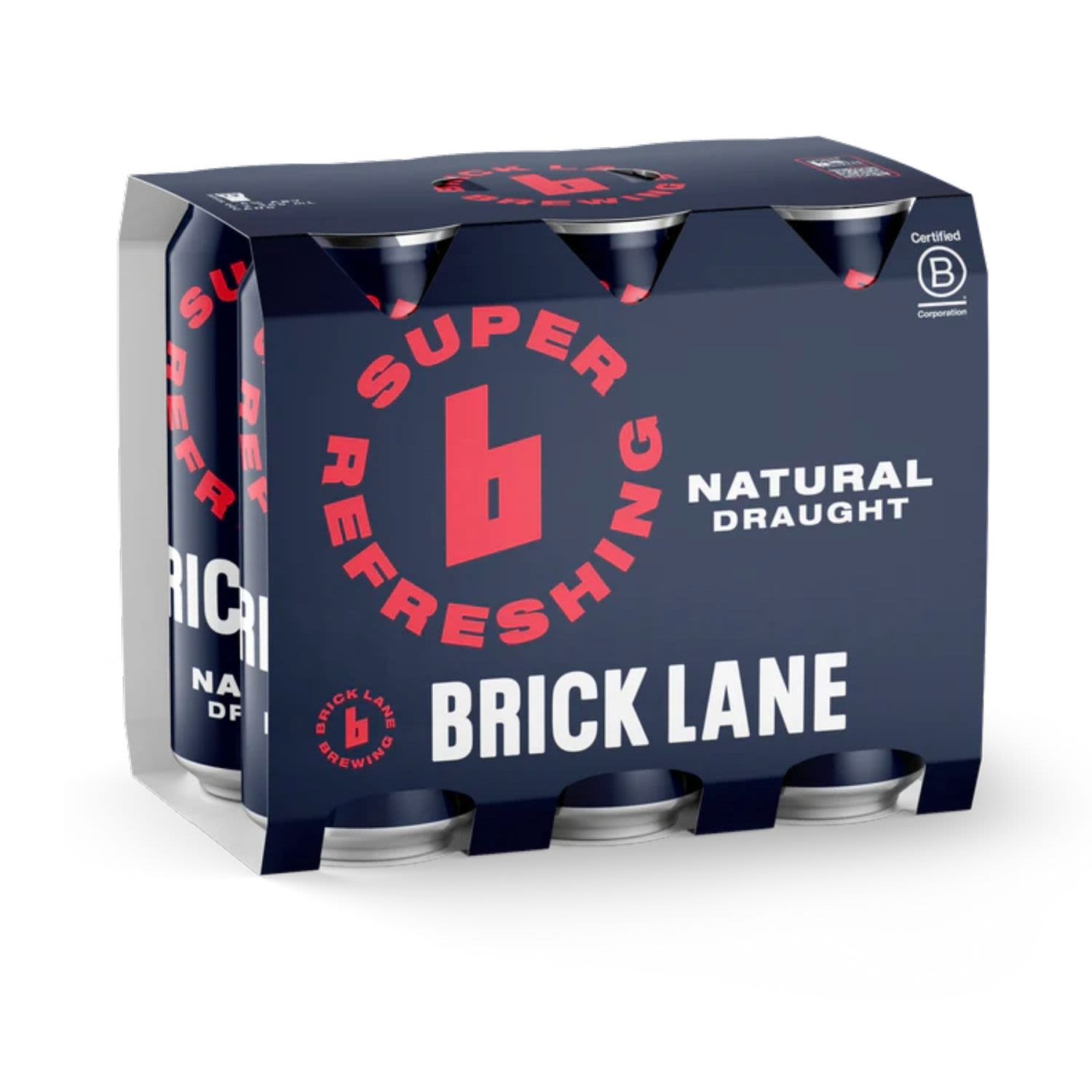 Brick Lane Draught Can 375mL 6 Pack