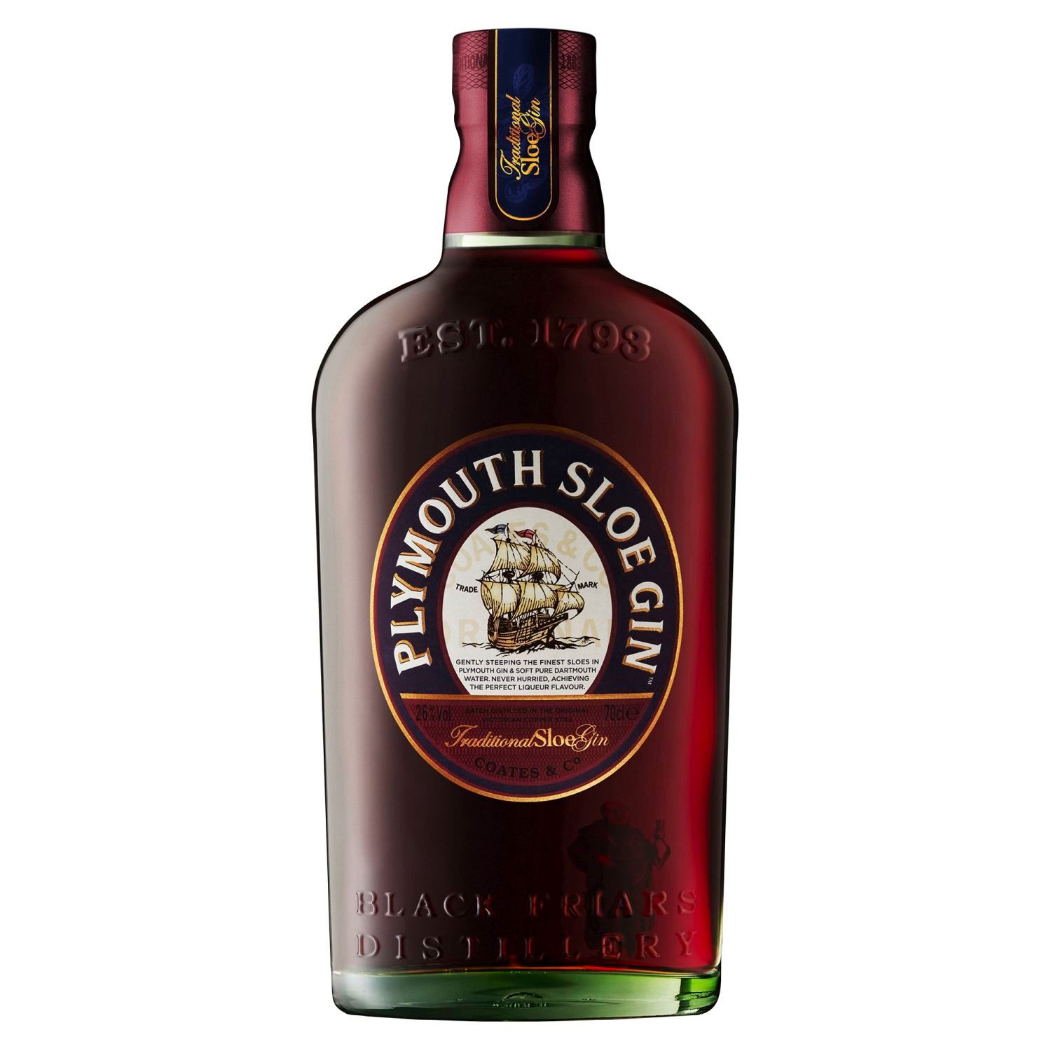 Plymouth Traditional Sloe Gin 700mL Bottle
