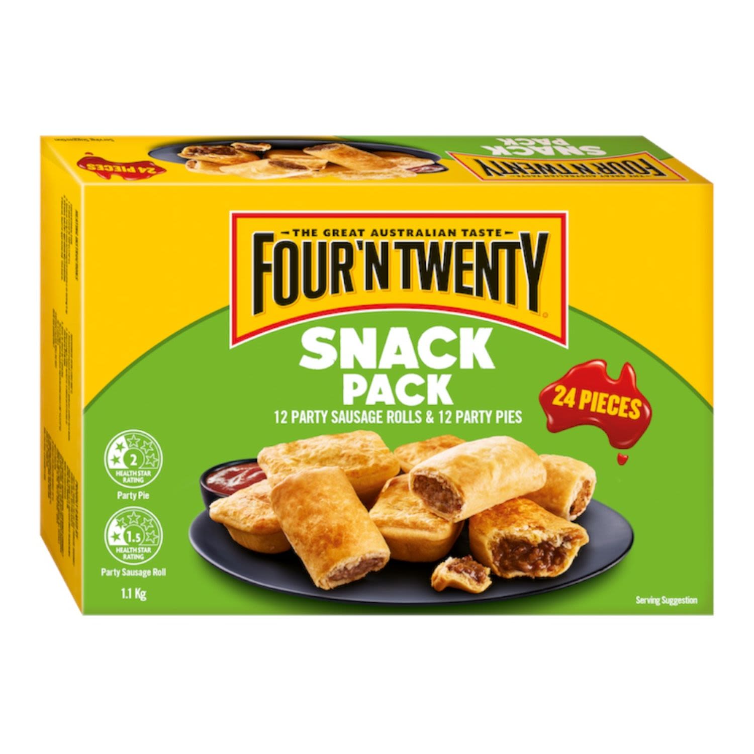 Four 'N Twenty Snack Pack, 24 Each