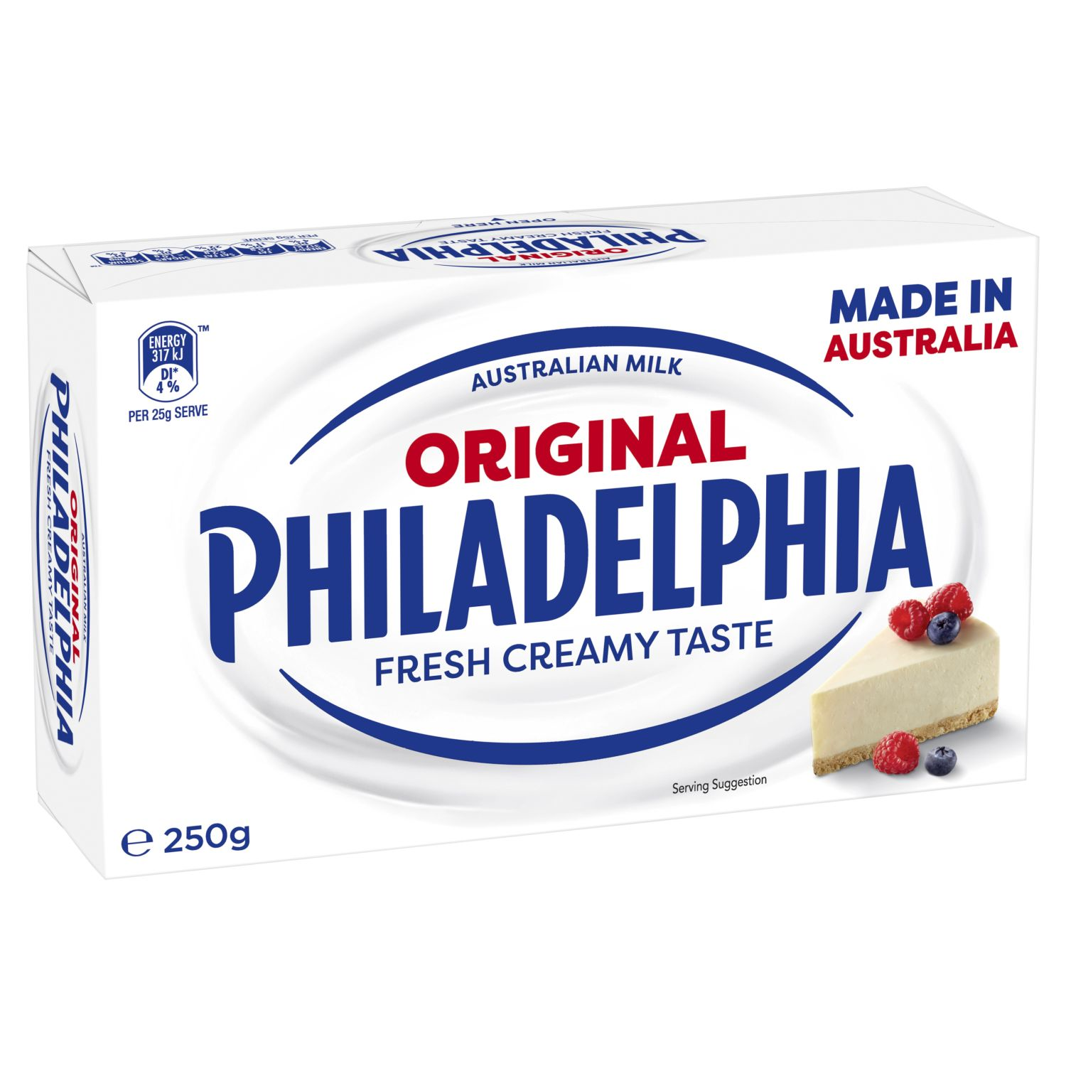 Philadelphia Cream Cheese Original Block, 250 Gram