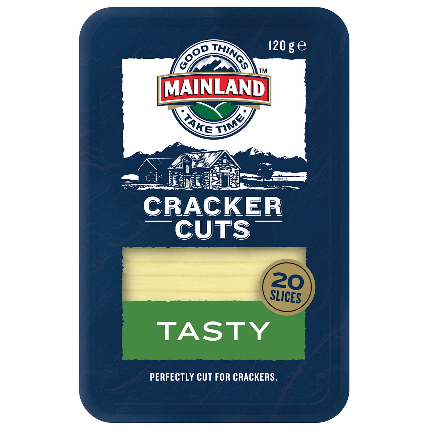 Mainland Cracker Cuts Tasty Cheddar Cheese
