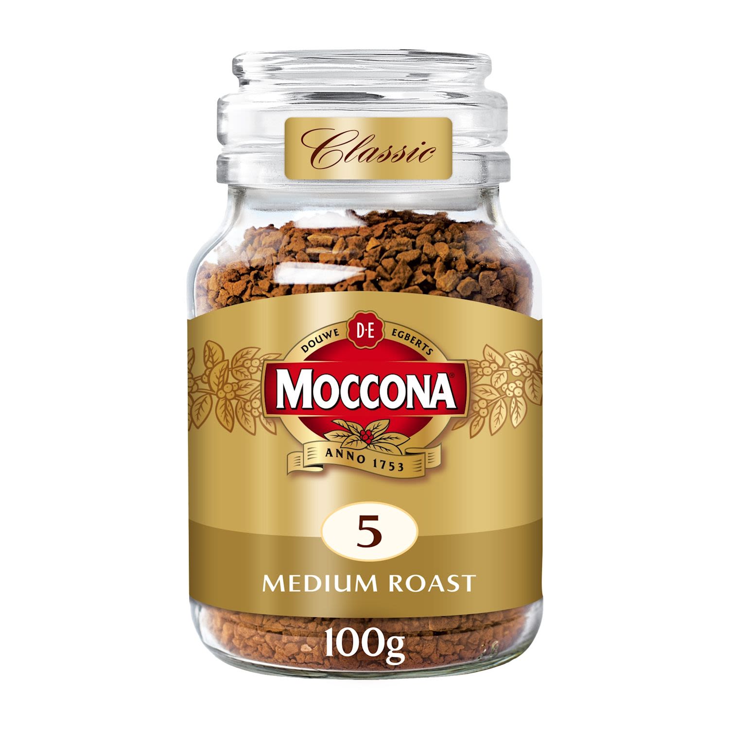Moccona Freeze Dried Instant Coffee Classic Medium Roast