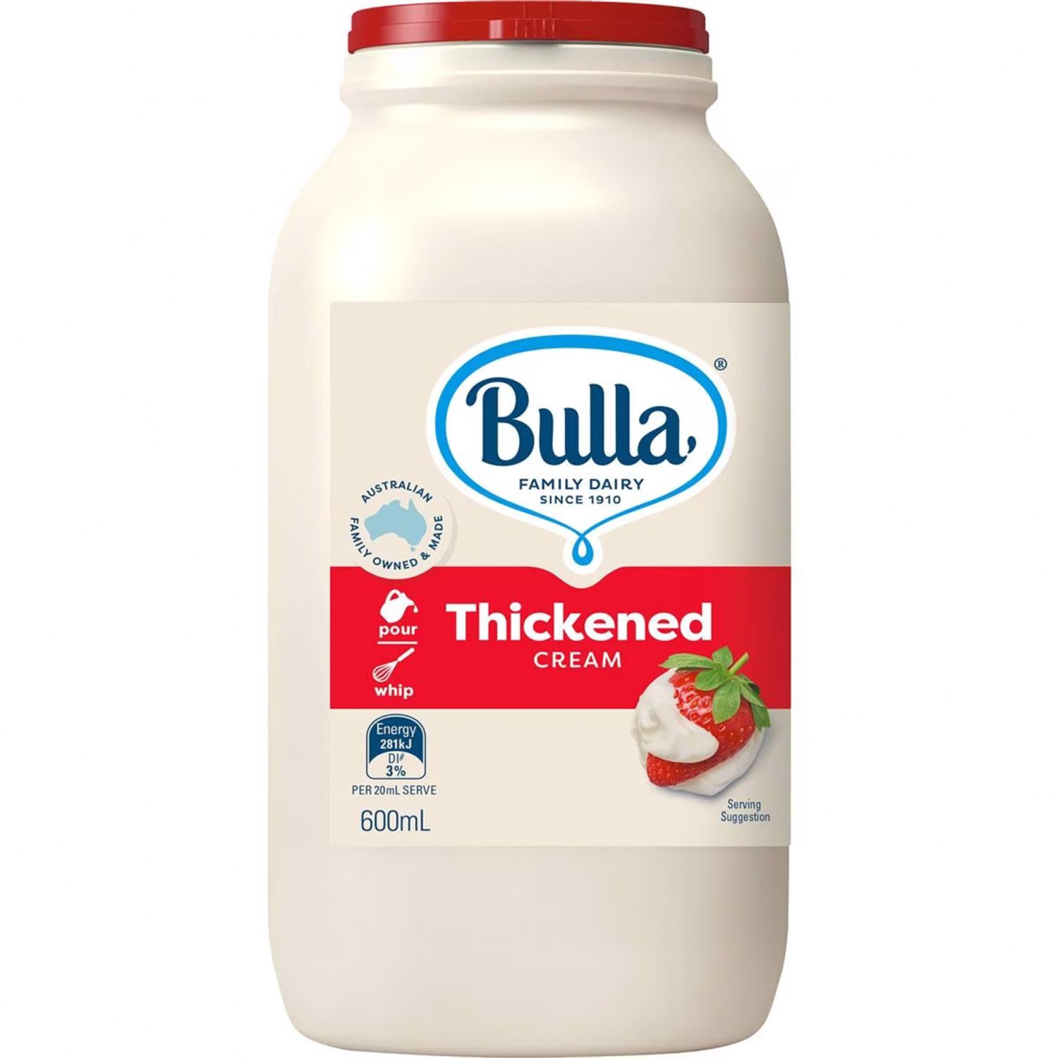 Bulla Thickened Cream, 600 Millilitre