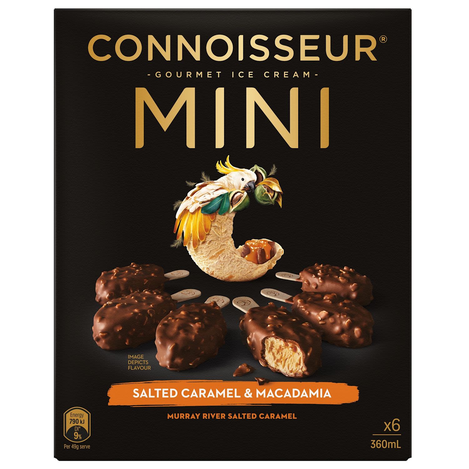 Connoisseur Salted Caramel Macadamia Mini