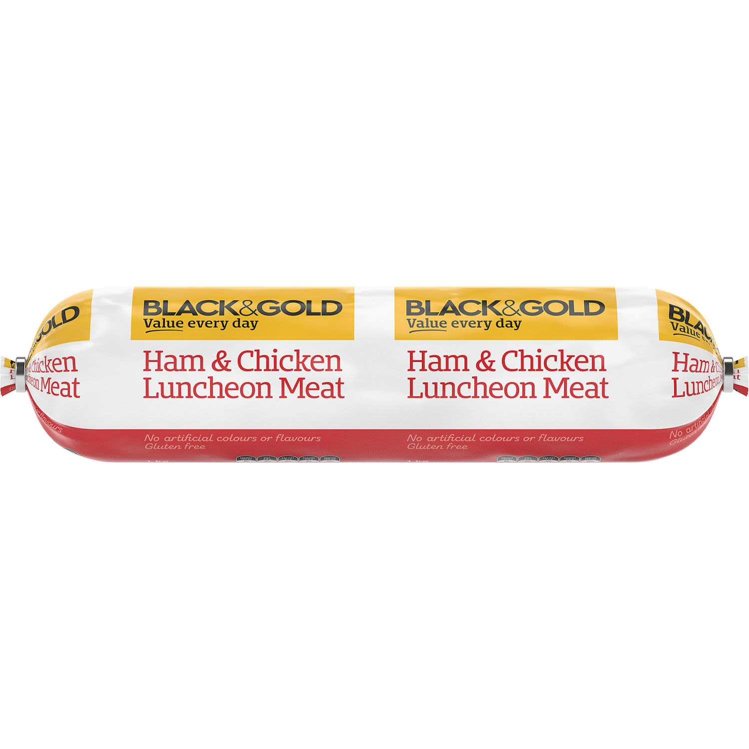 Black & Gold Knobs Ham Chicken Luncheon Meat, 1 Kilogram