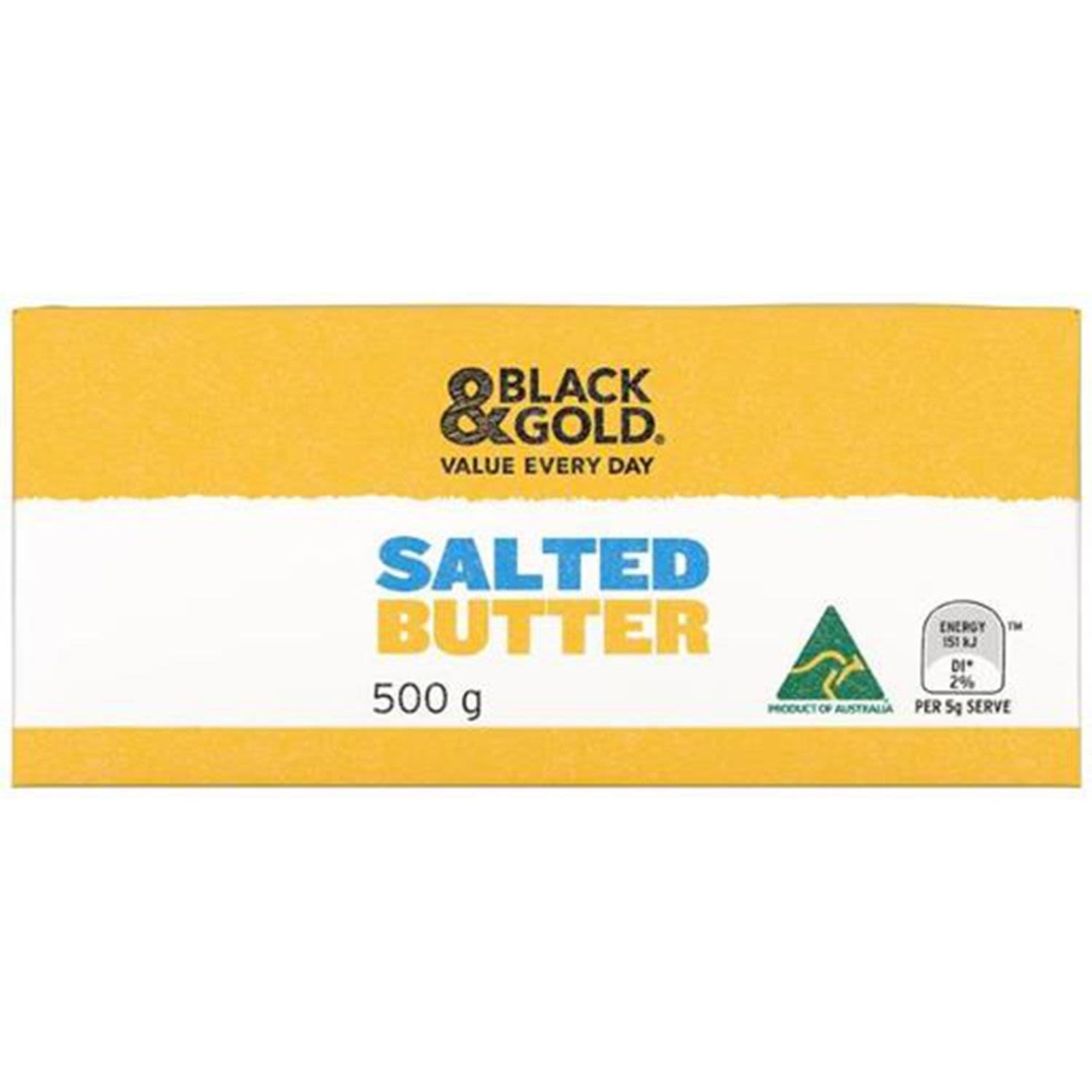 Black & Gold Salted Butter, 500 Gram