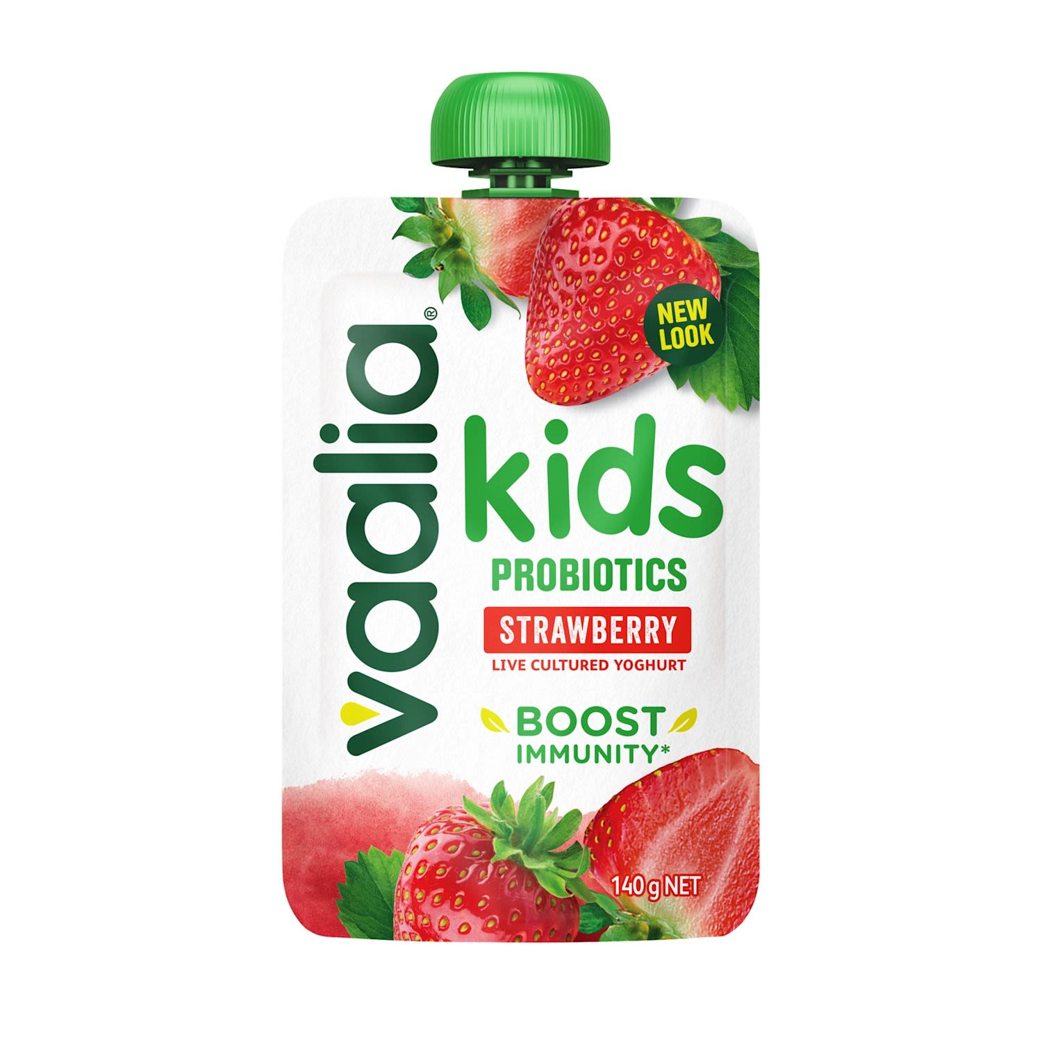 Vaalia Kids Probiotic Yoghurt Strawberry Pouch