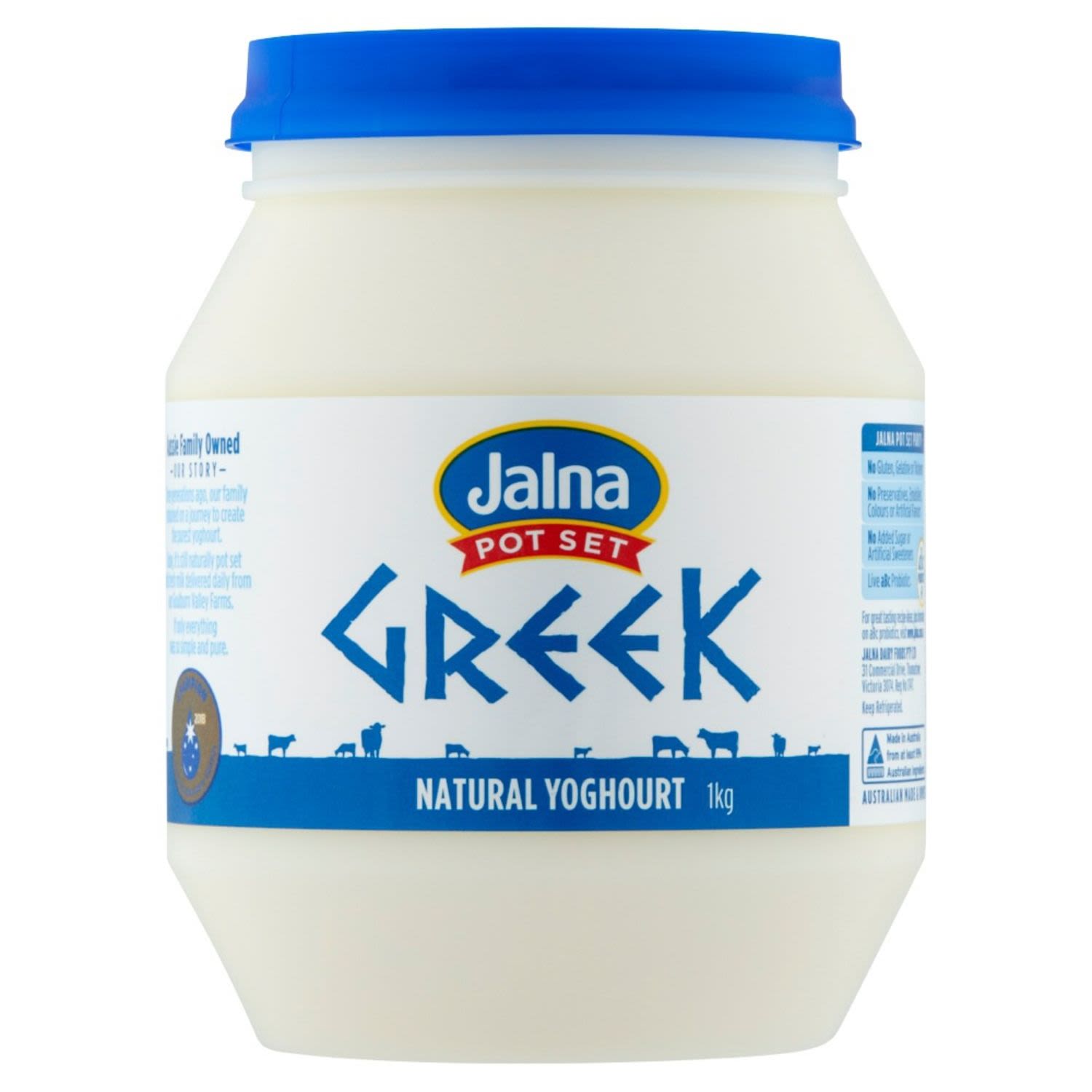 Jalna Greek Yoghurt, 1 Kilogram