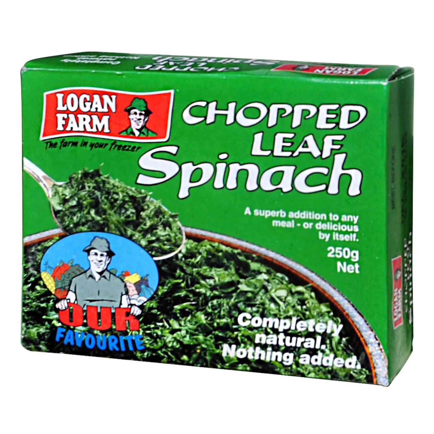 Logan Farm Chopped Spinach Portions, 250 Gram