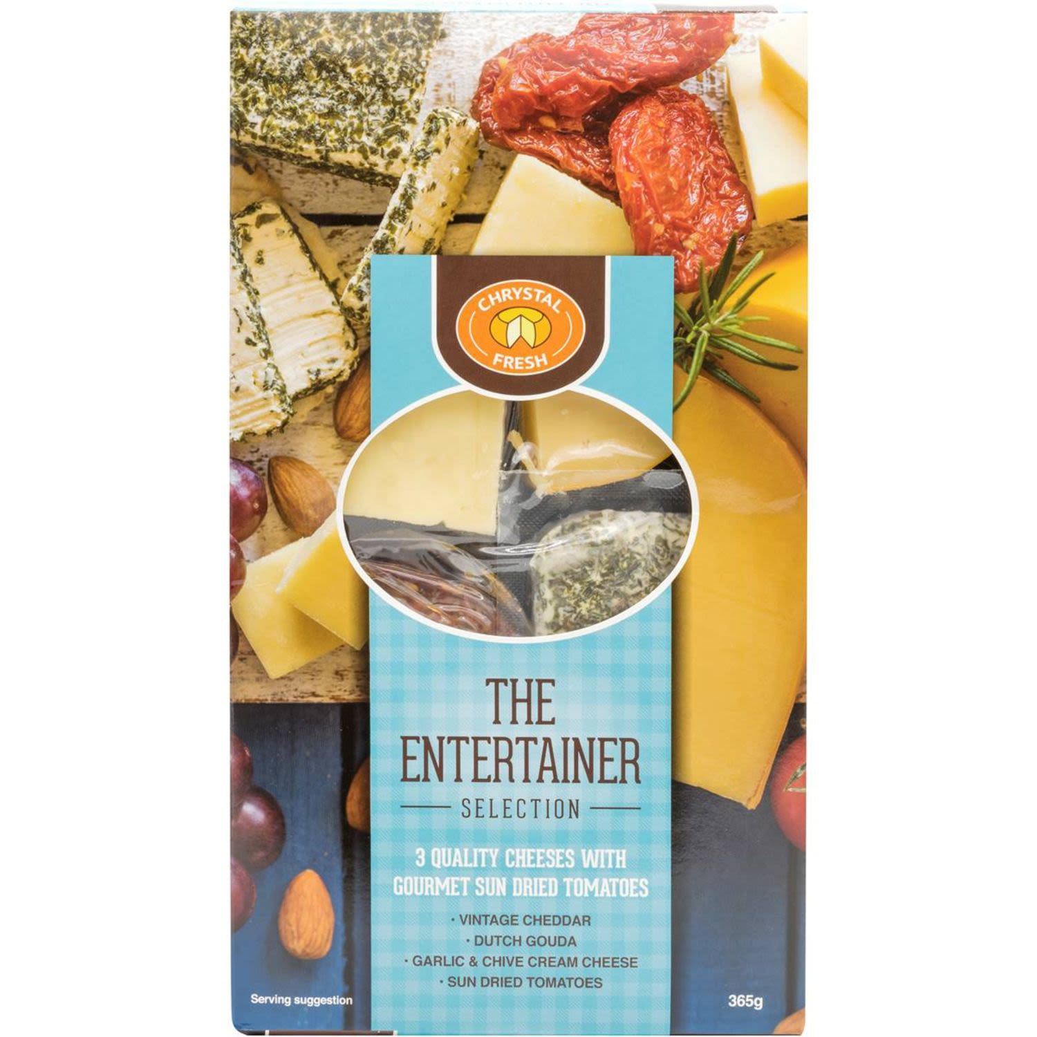 Chrystal Fresh Cheese Entertainer Selection, 365 Gram