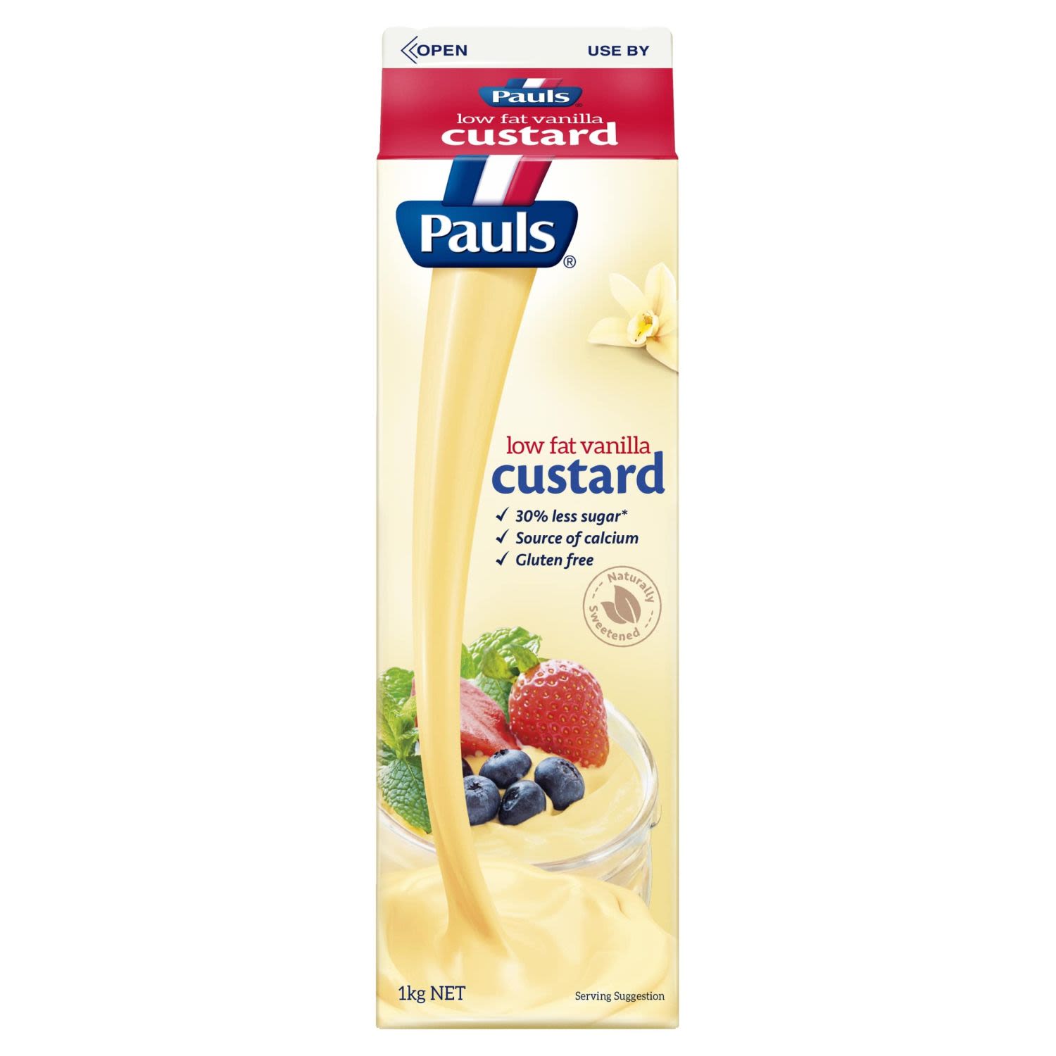 Pauls Custard Low Fat Vanilla, 1 Kilogram
