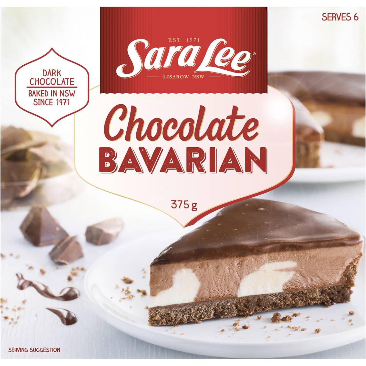 Sara Lee Chocolate Swirl Bavarian, 375 Gram