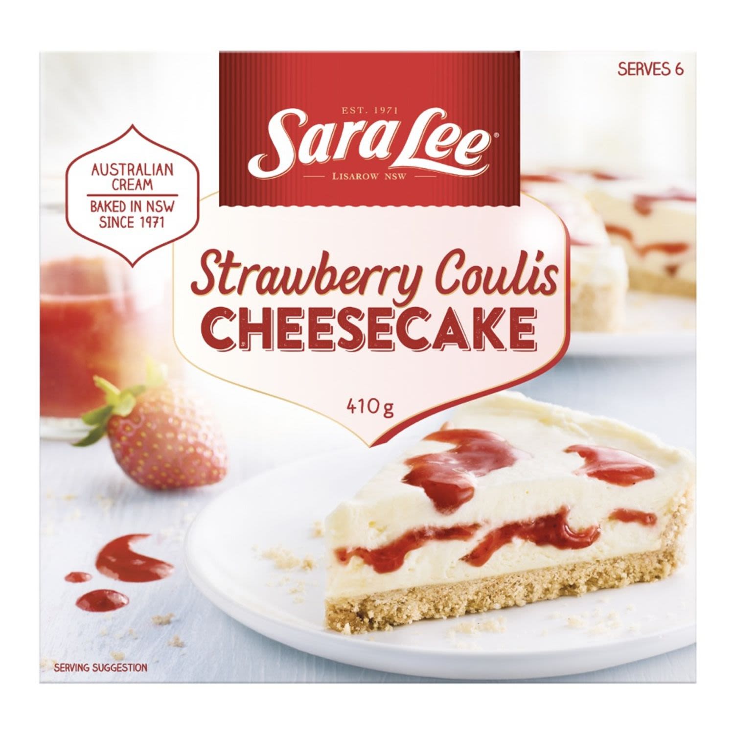 Sara Lee Strawberry Cheesecake, 410 Gram