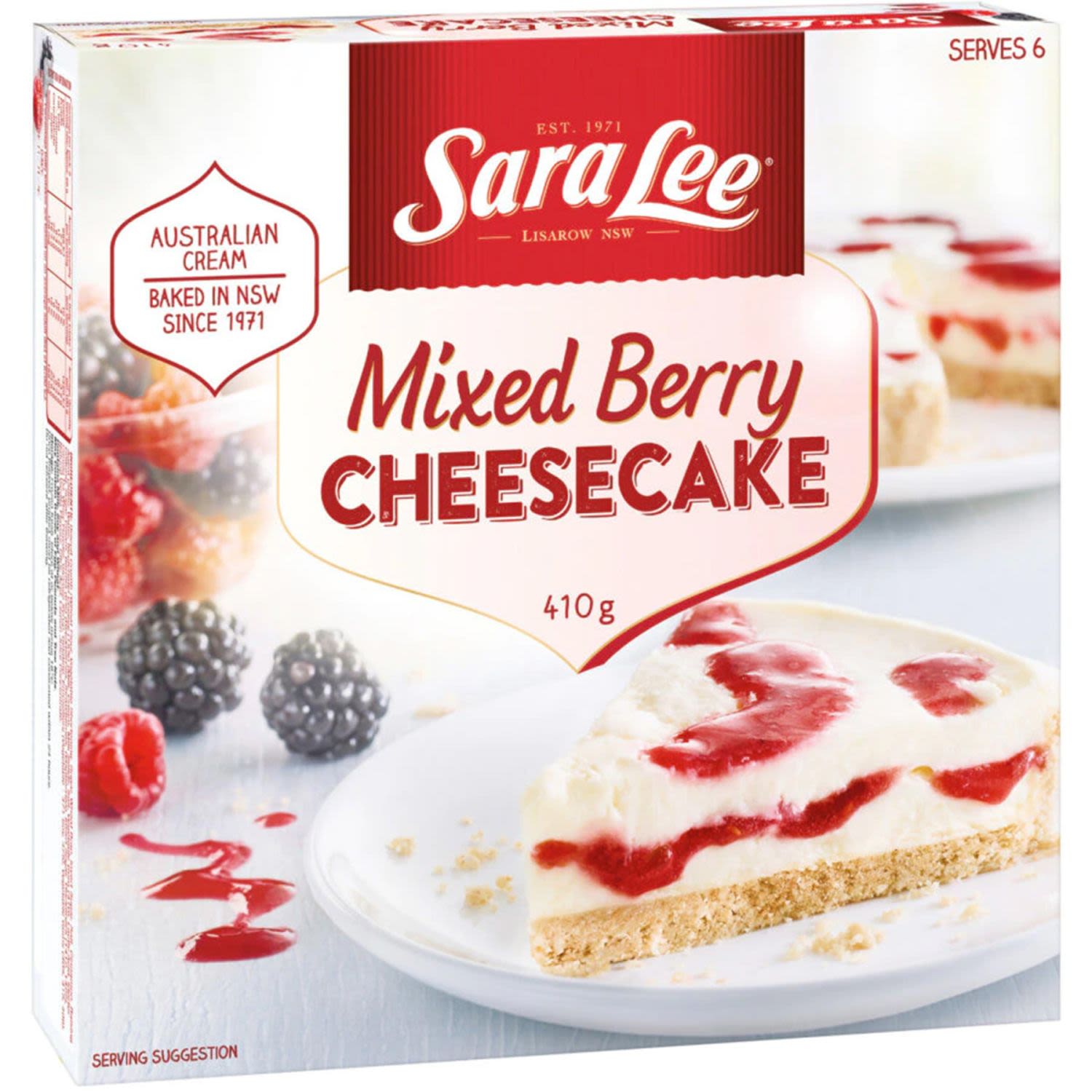 Sara Lee Mixed Berry Cheesecake , 410 Gram