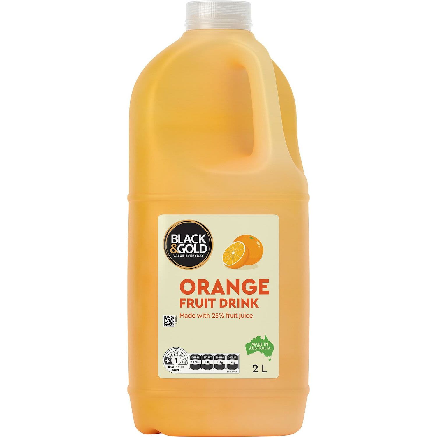 Black & Gold Concentrate Orange Drink, 2 Litre