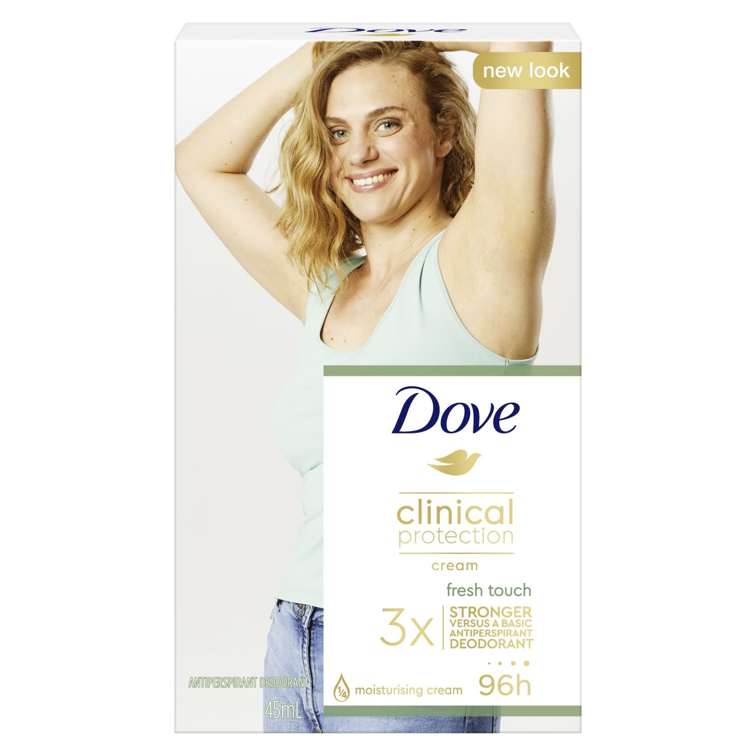 Dove Women Clinical Protection Antiperspirant Fresh Touch, 45 Millilitre