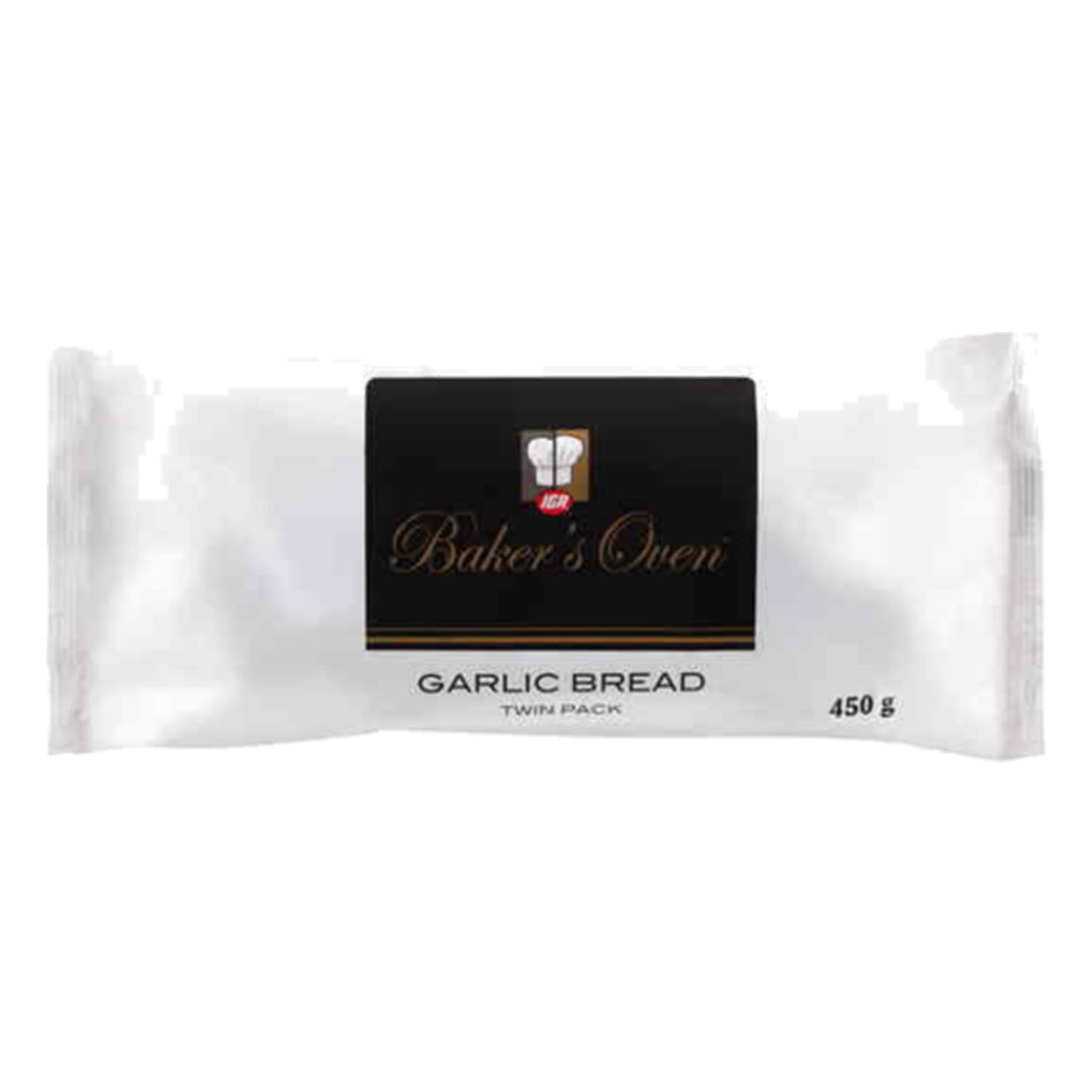 IGA Bakers Oven Garlic Bread Twin, 450 Gram