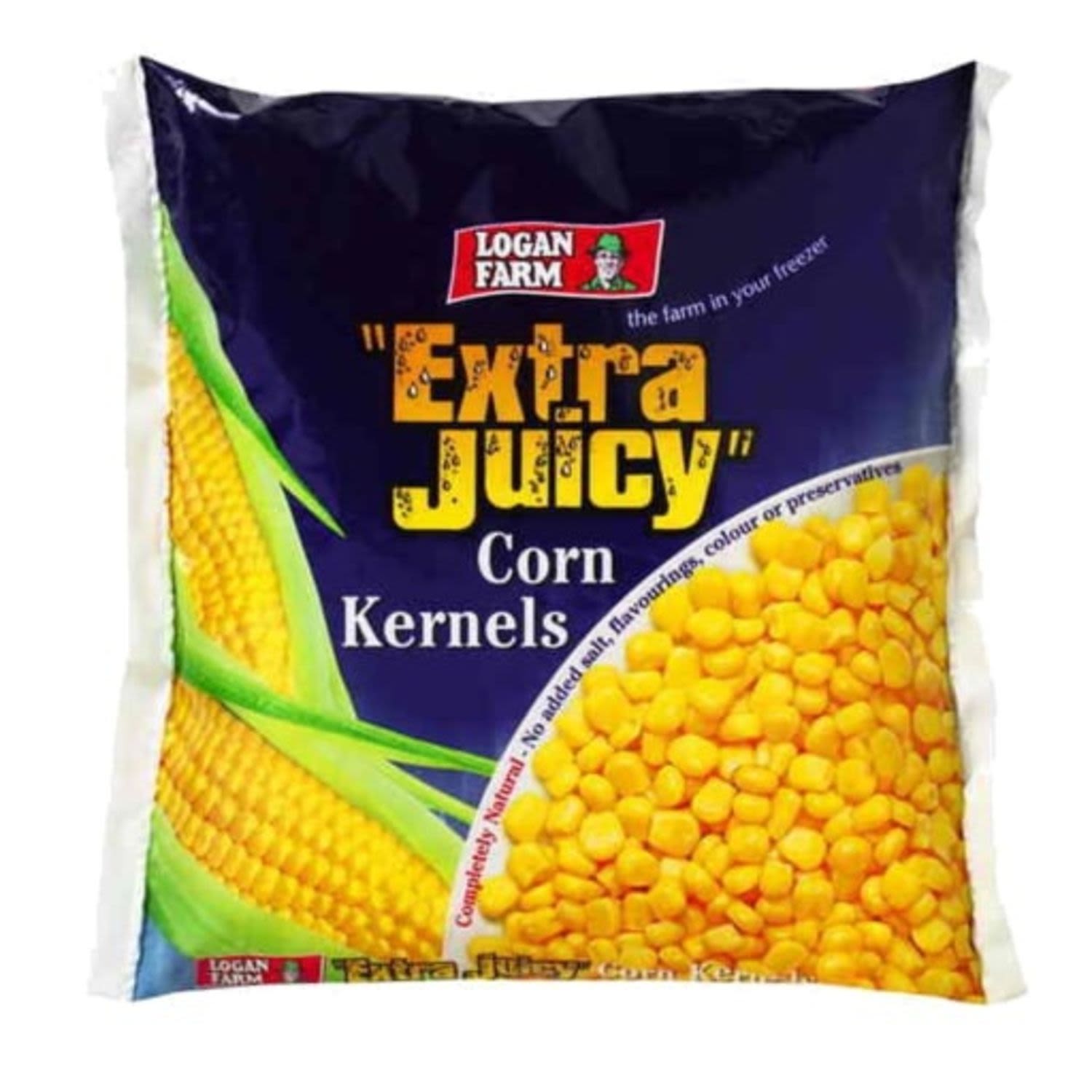 Logan Farm Extra Juicy Corn Kernals, 500 Gram