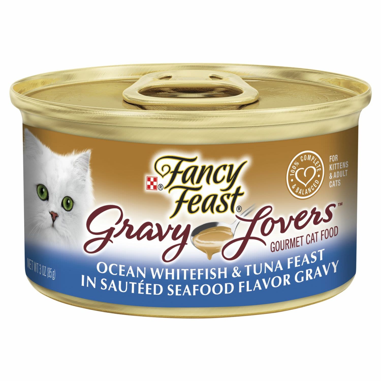 Fancy Feast Gravy Lovers Ocean Whitefish Tuna Feast in Sauteed Seafood Flavor Gravy IGA Shop Online