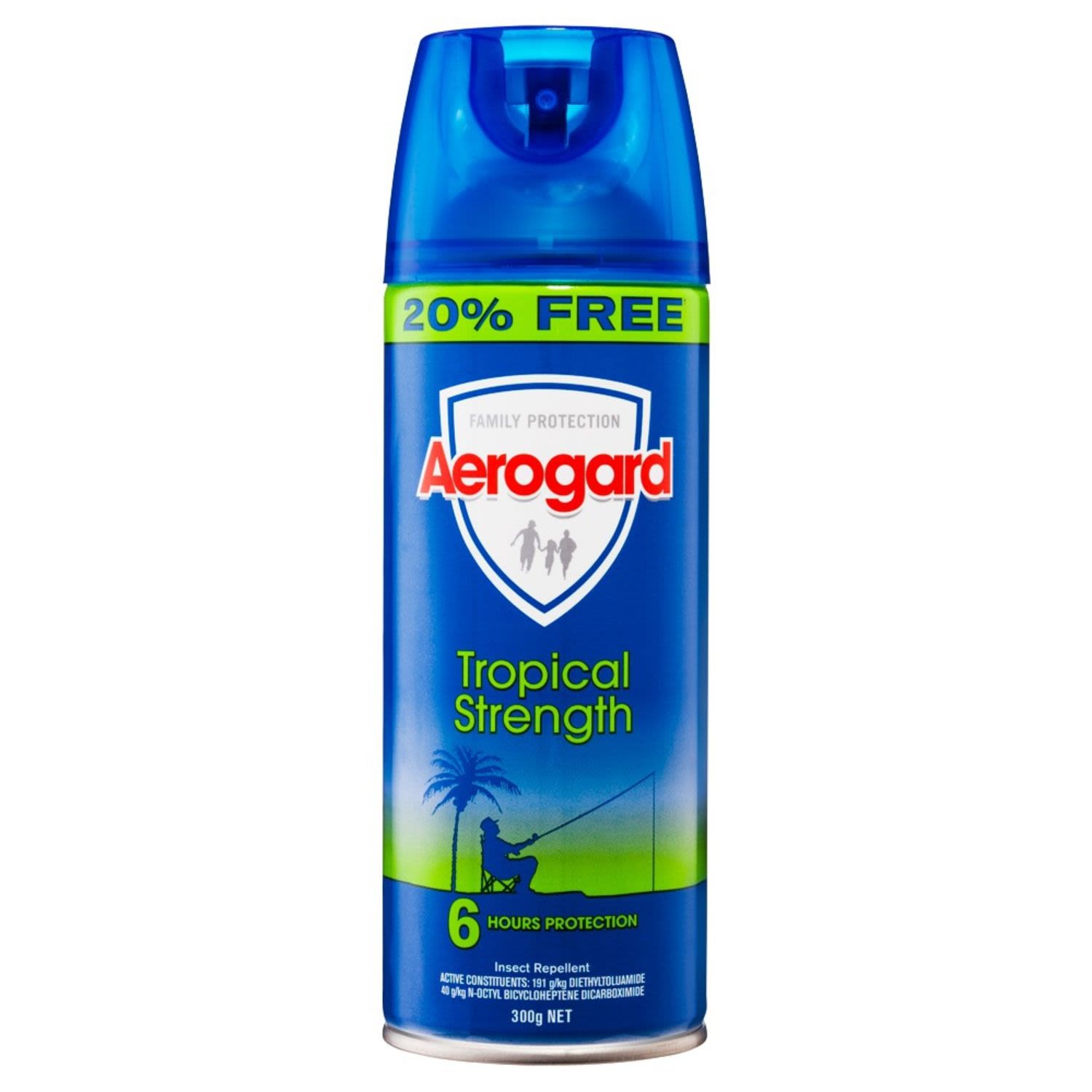 <p>Aerogard Tropical Strength</p><p>- 6 hour protection against mosquitoes.<br />- Also repels flies, sandflies, leeches, ticks and other annoying and biting insects.<br />- Helps to protect you and your family against disease carrying insects including mosquitoes that may spread Malaria, Ross River Fever and Dengue Fever.</p><p>Additional repellency can be gained by lightly spraying surfaces such as picnic rug, beach umbrella & towel.</p><br /> <br /> <br /><br />Country of Origin: Made in Australia from imported and local ingredients