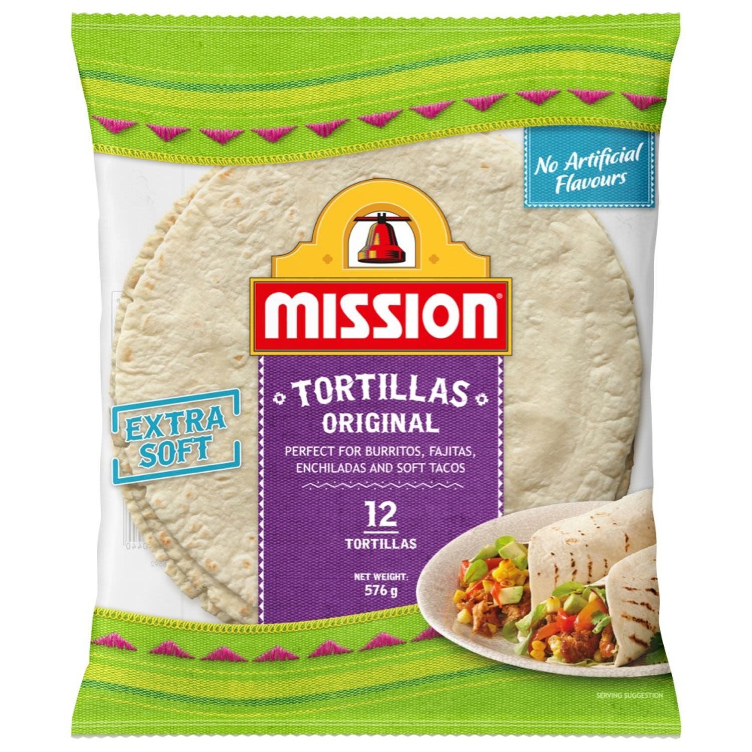 Mission Original Tortillas, 12 Each