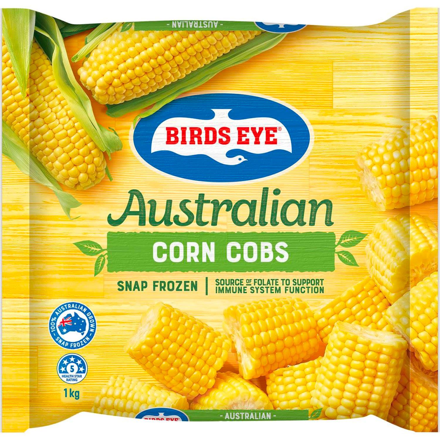 Birds Eye Field Fresh Corn Cobs, 1 Kilogram