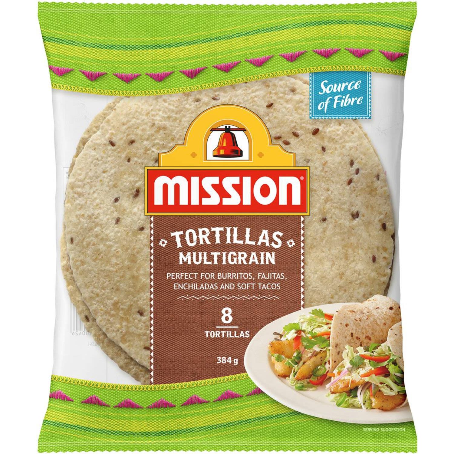 Mission Multigrain Tortillas , 8 Each