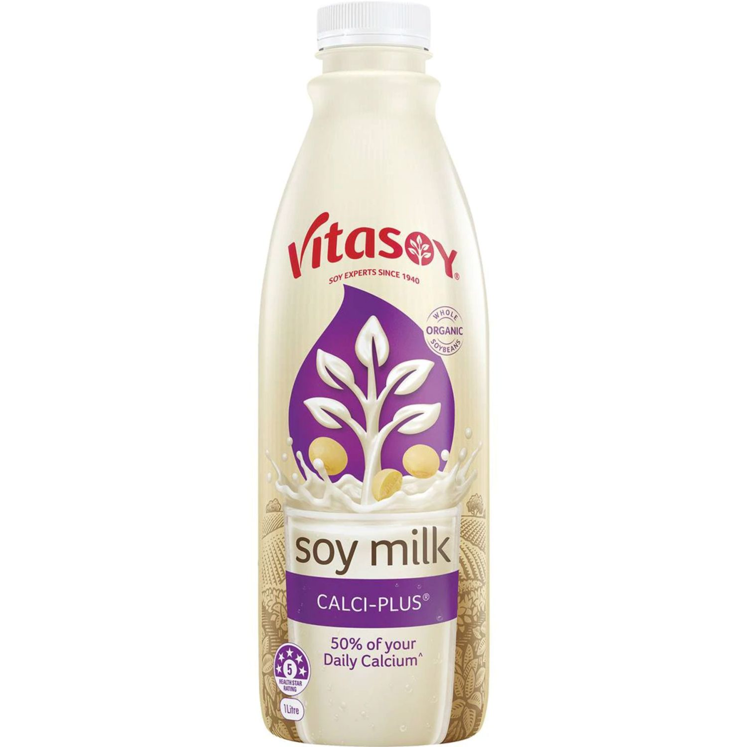 Vitasoy Calcium Plus Soy Milk, 1 Litre