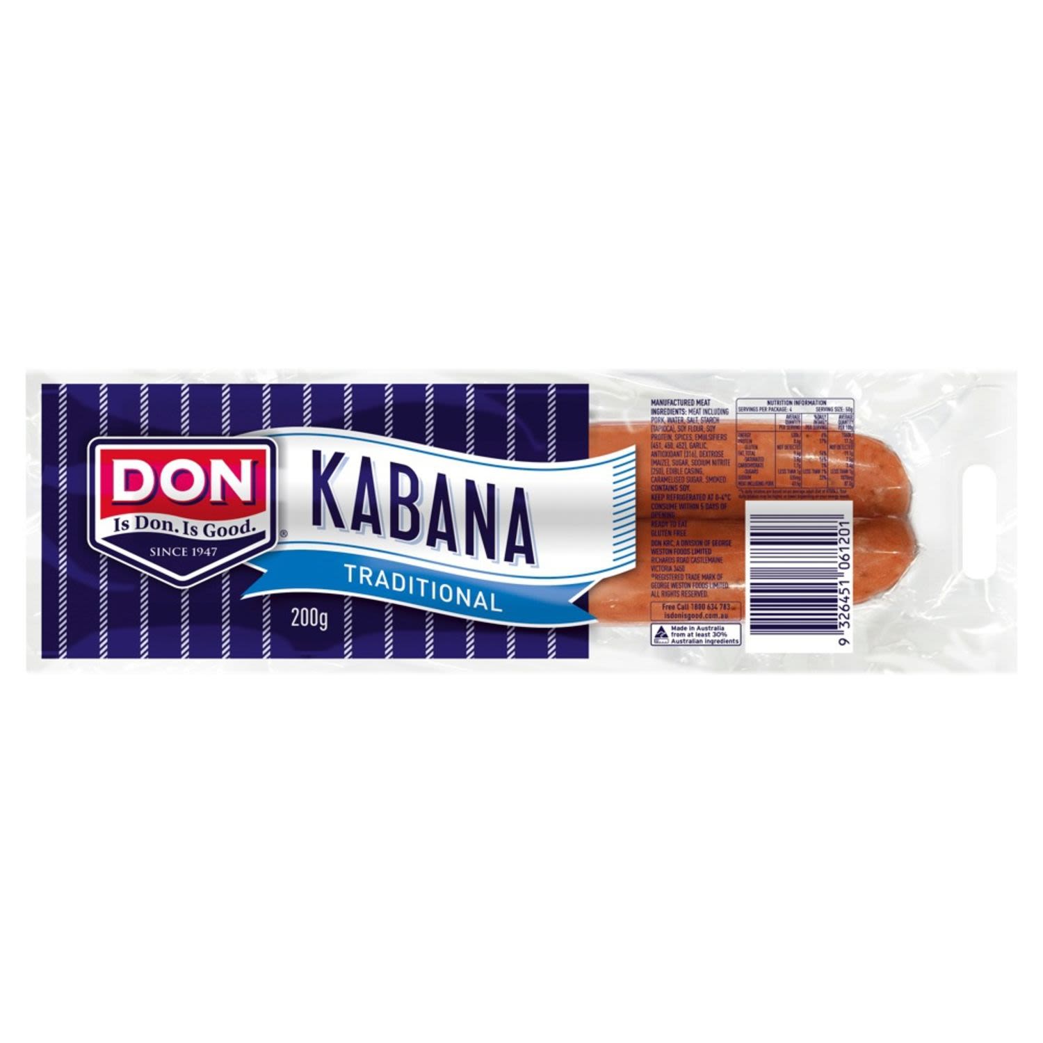 DON Kabana Traditional, 200 Gram