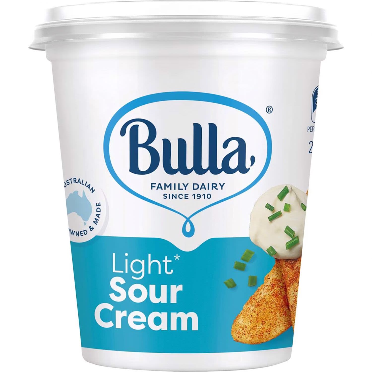 Bulla Light Sour Cream, 200 Millilitre