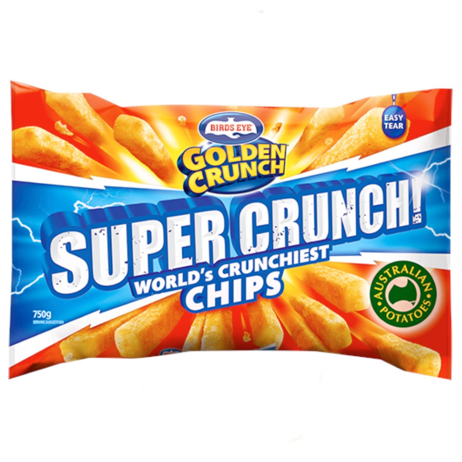 Birds Eye Golden Crunch Super Crunch, 750 Gram