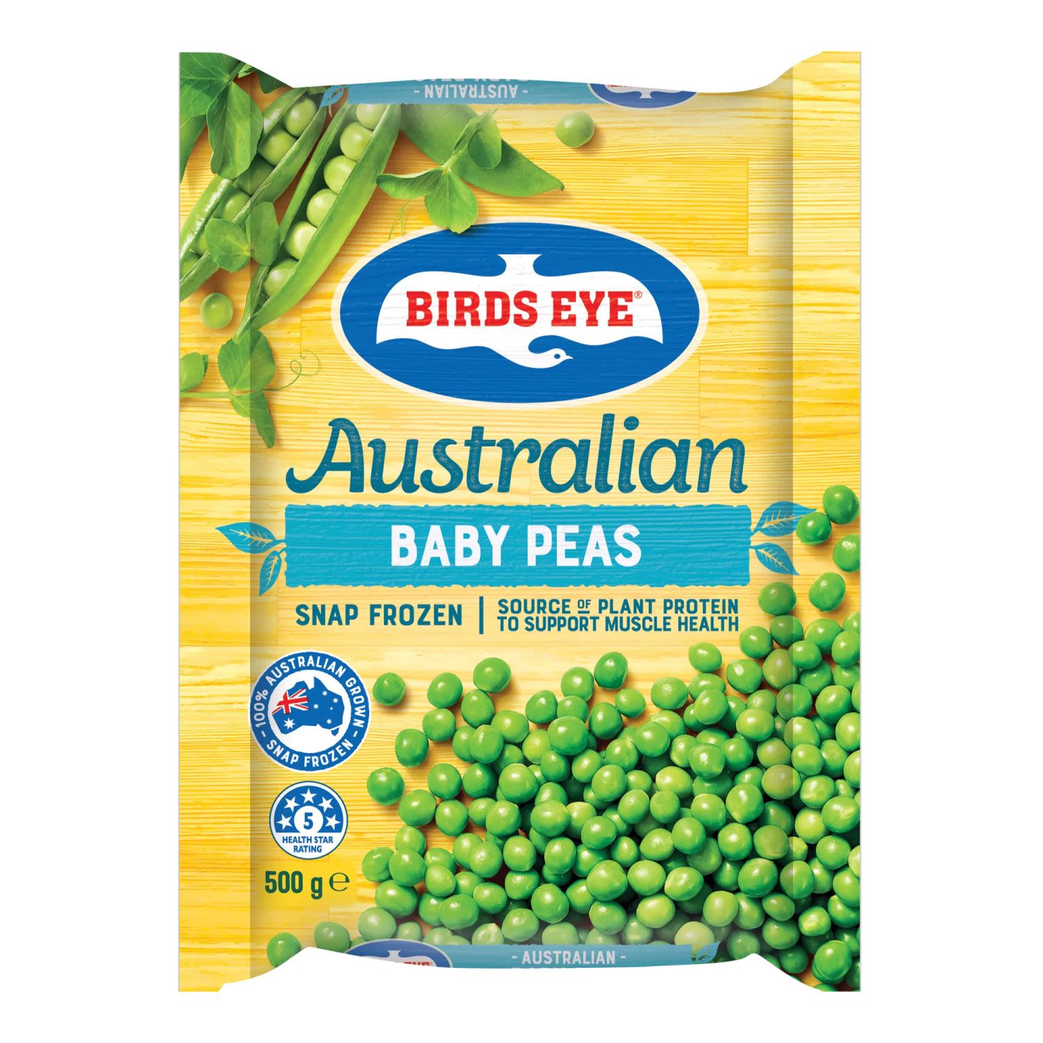 Birds Eye Baby Peas, 500 Gram
