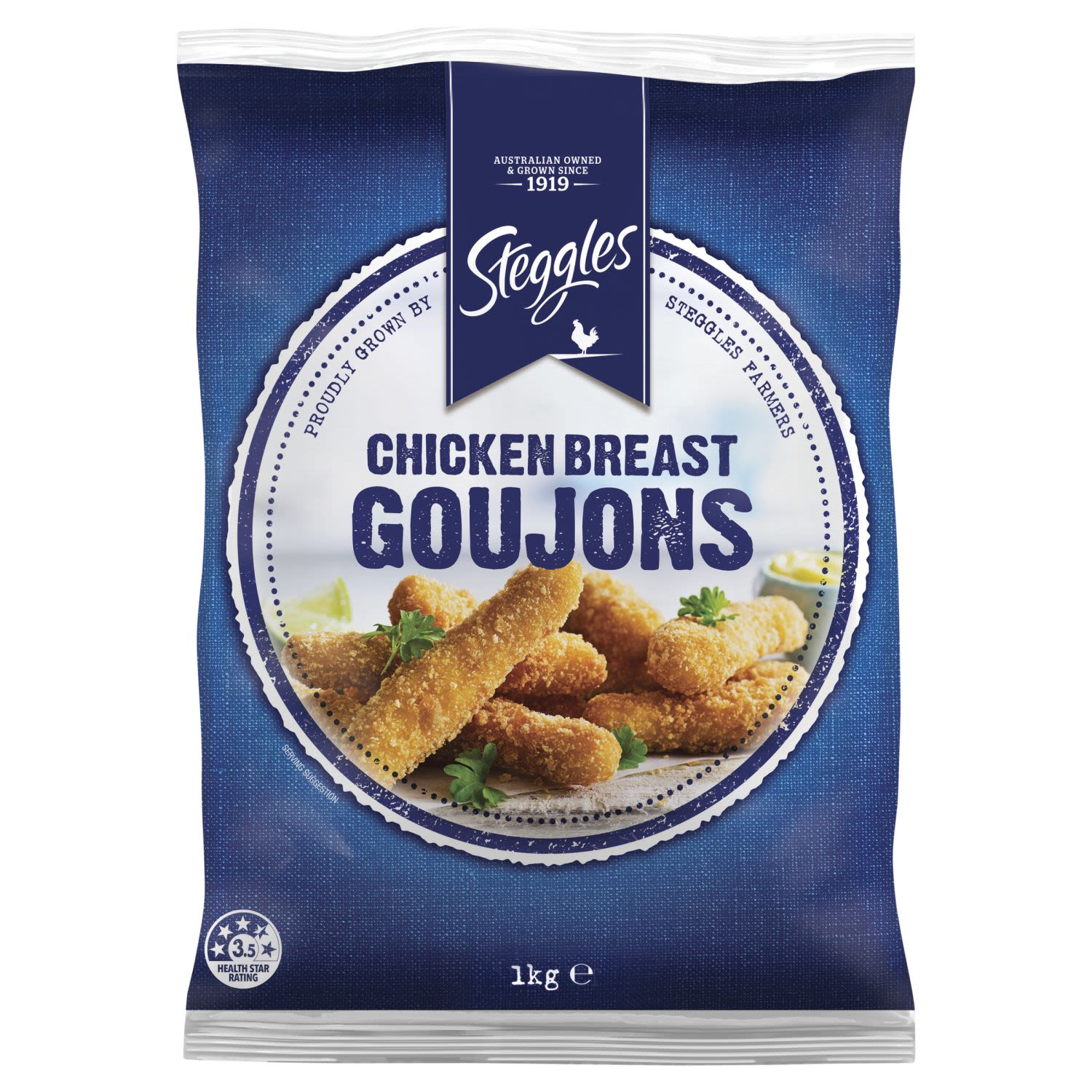 Steggles Chicken Breast Goujons, 1 Kilogram