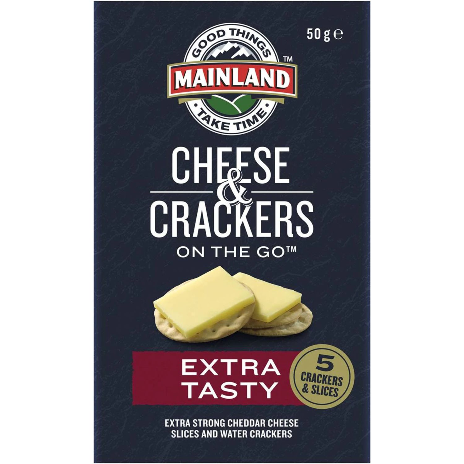 Mainland On The Go Special Reserve Cheese And Crackers, 50 Gram