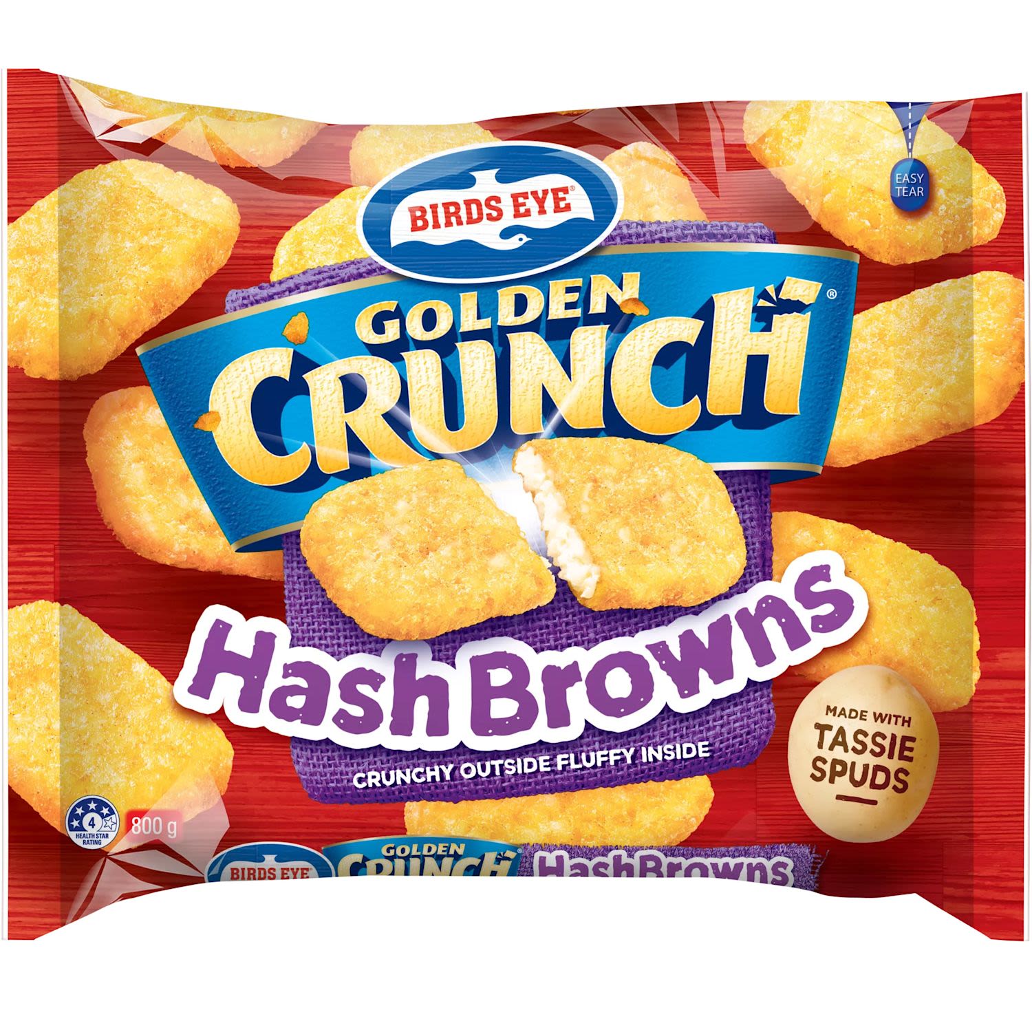Birds Eye Golden Crunch Hash Browns, 800 Gram