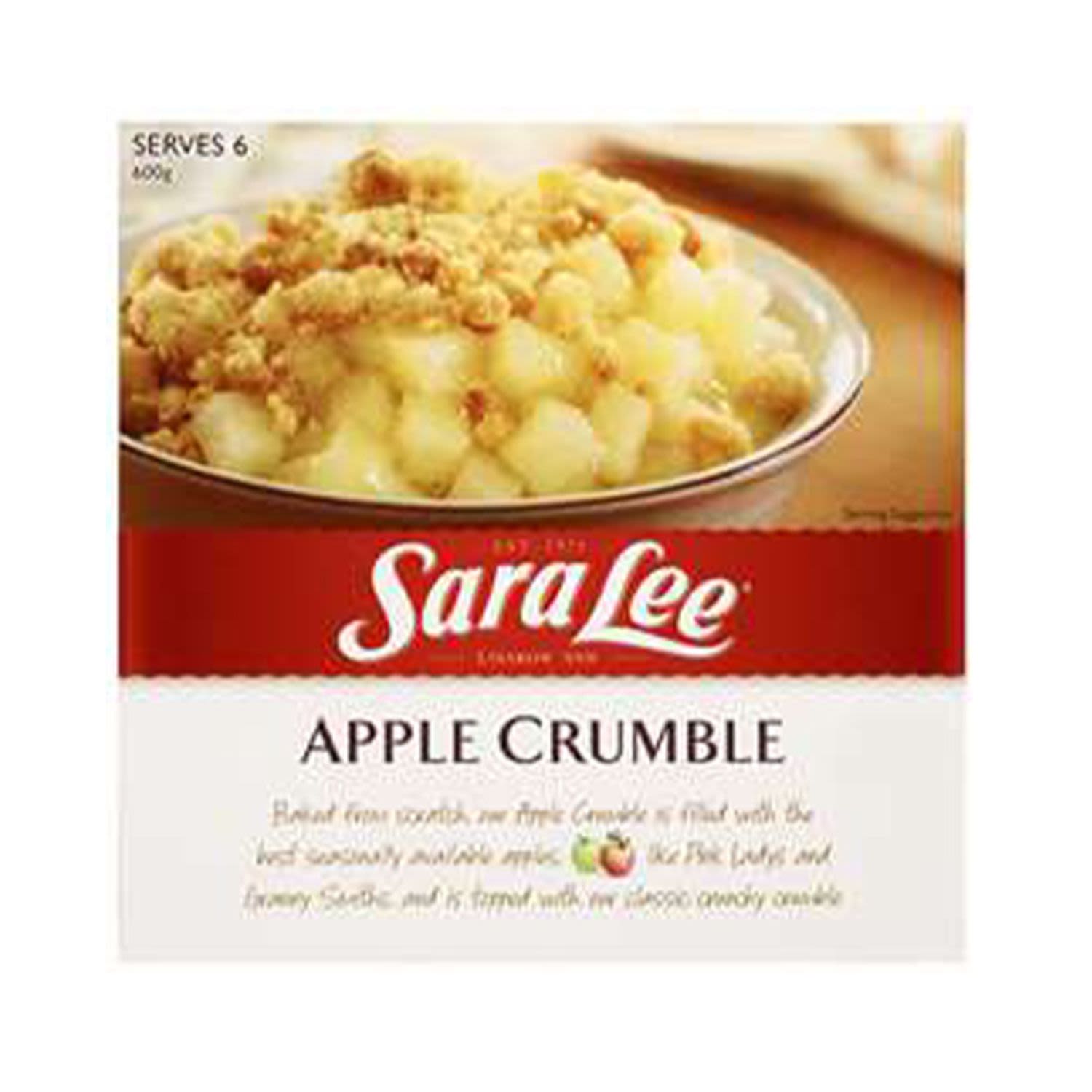 Sara Lee Apple Crumble , 600 Gram