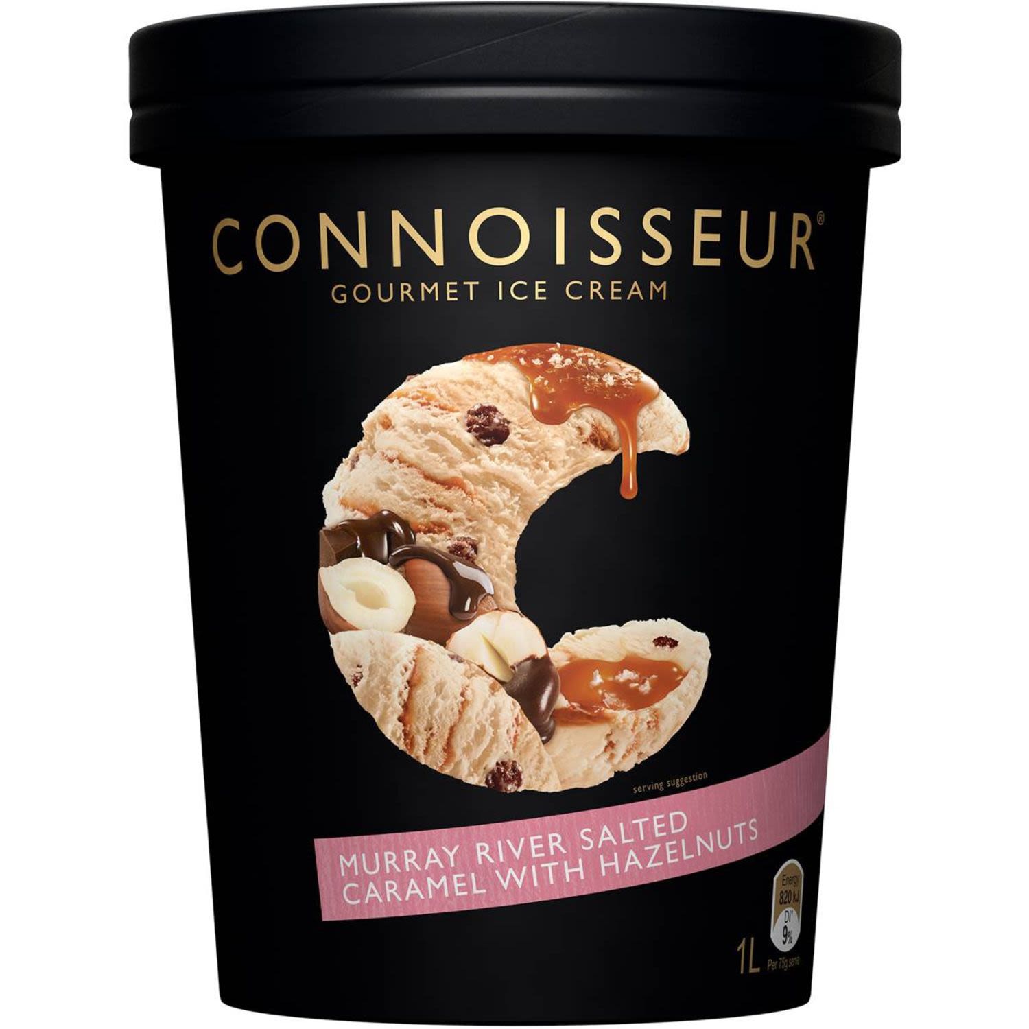 Connoisseur Ice Cream Murray River Salted Caramel, 1 Litre