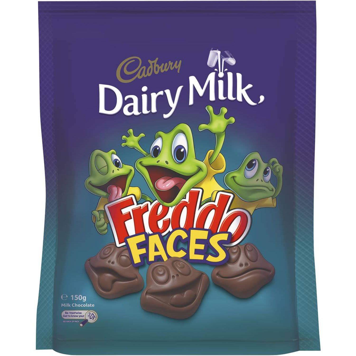 Cadbury Dairy Milk Freddo Faces Bites, 150 Gram