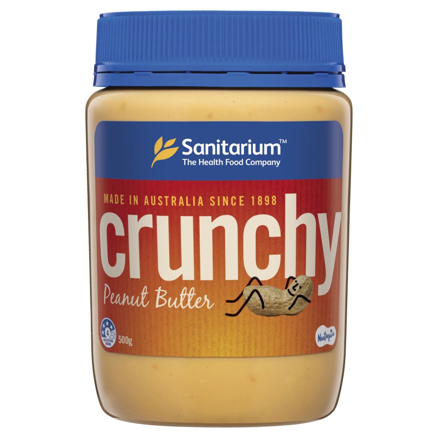Sanitarium Crunchy Peanut Butter Spread , 500 Gram