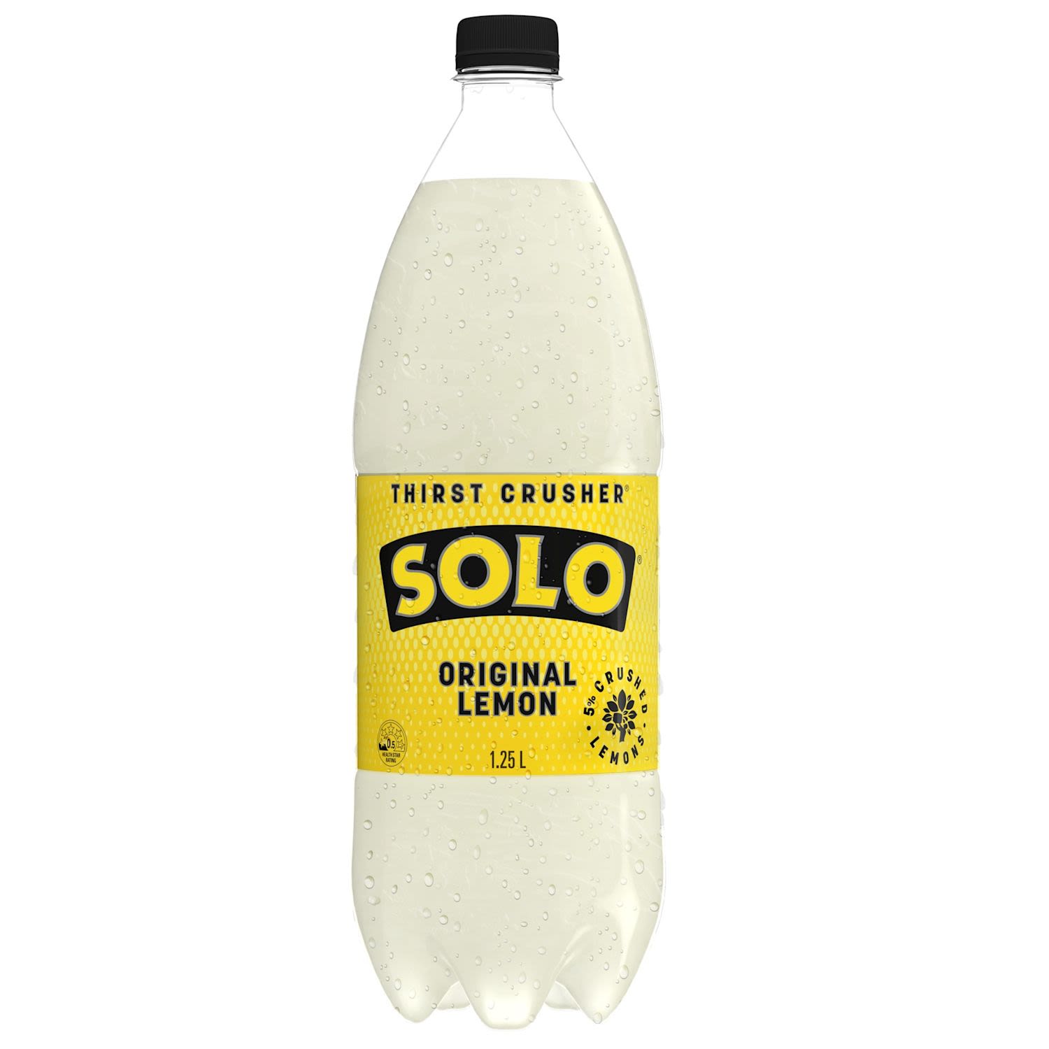 Schweppes Solo Thirst Crusher Original Lemon Bottle