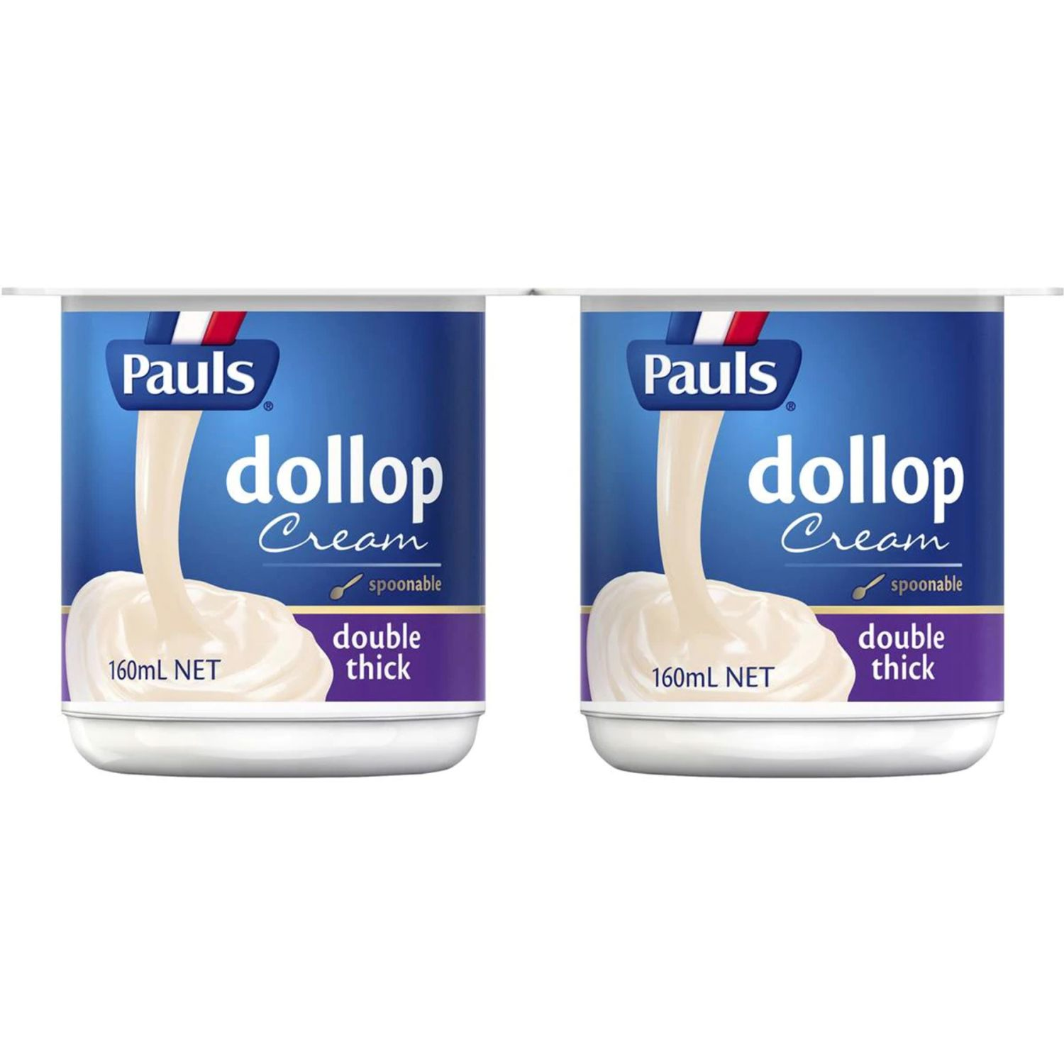 Pauls Thickened Cream Dollop, 2 Each