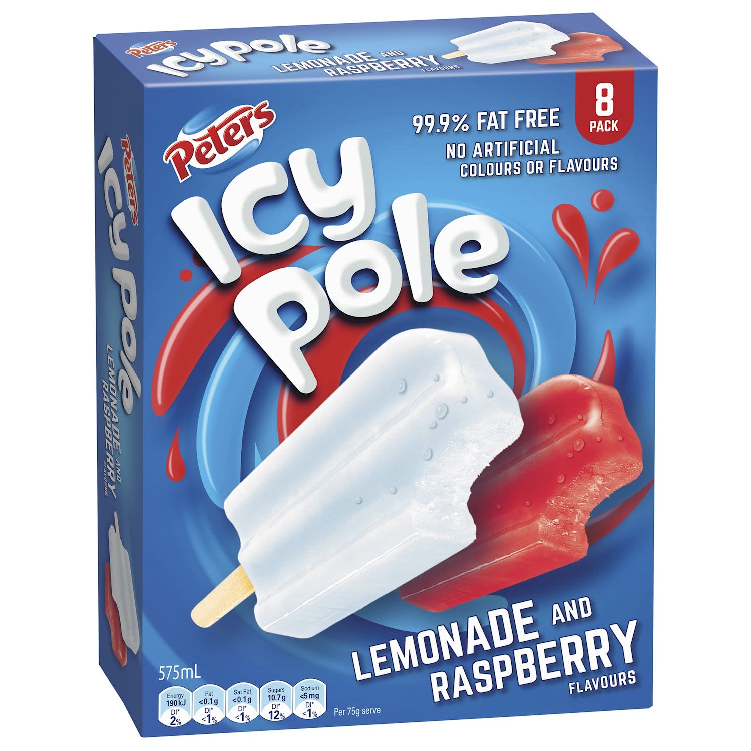 Peters Icey Pole Lemonade Raspberry