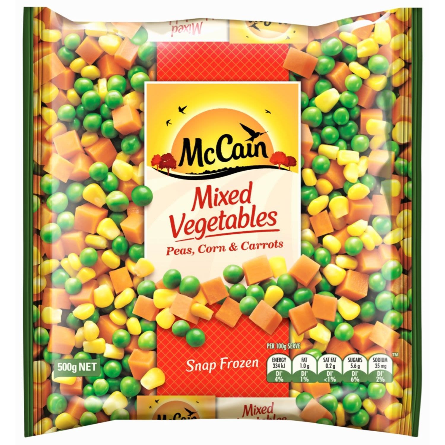 McCain Mixed Vegetables Peas, Corns & Carrots
