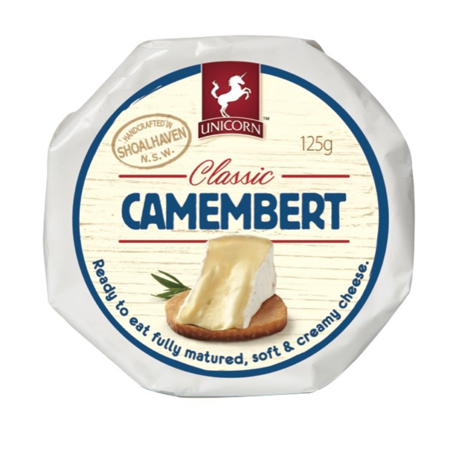 Unicorn Camembert Cheese, 125 Gram