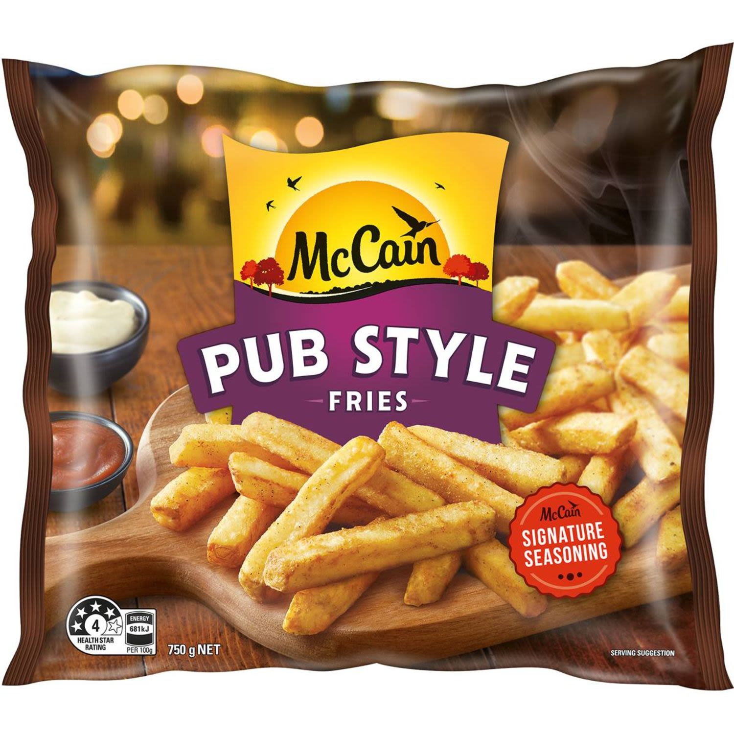 McCain Pub Style Fries, 750 Gram