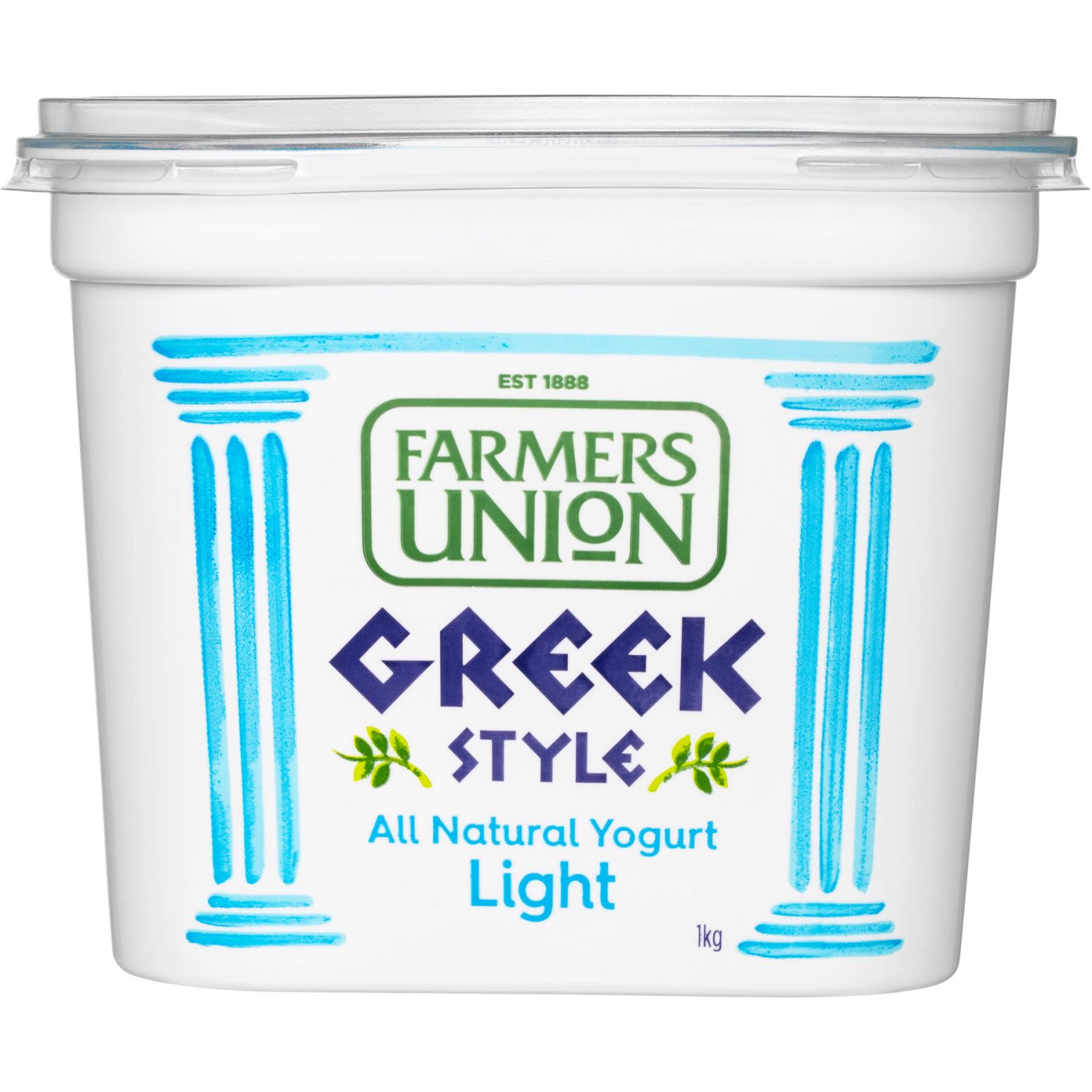 Farmers Union Light Greek Yoghurt, 1 Kilogram