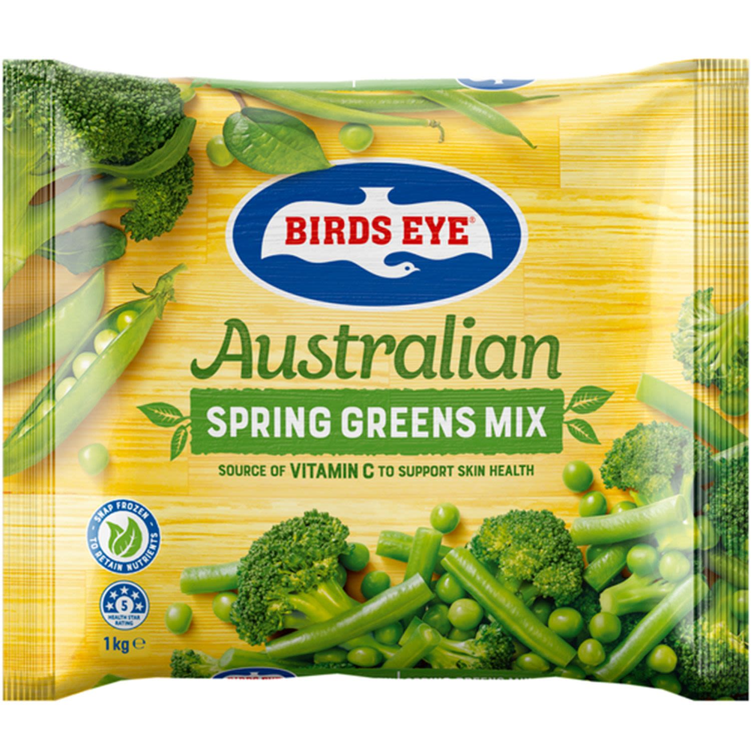 Birds Eye Country Harvest Spring Greens Mix, 1 Kilogram